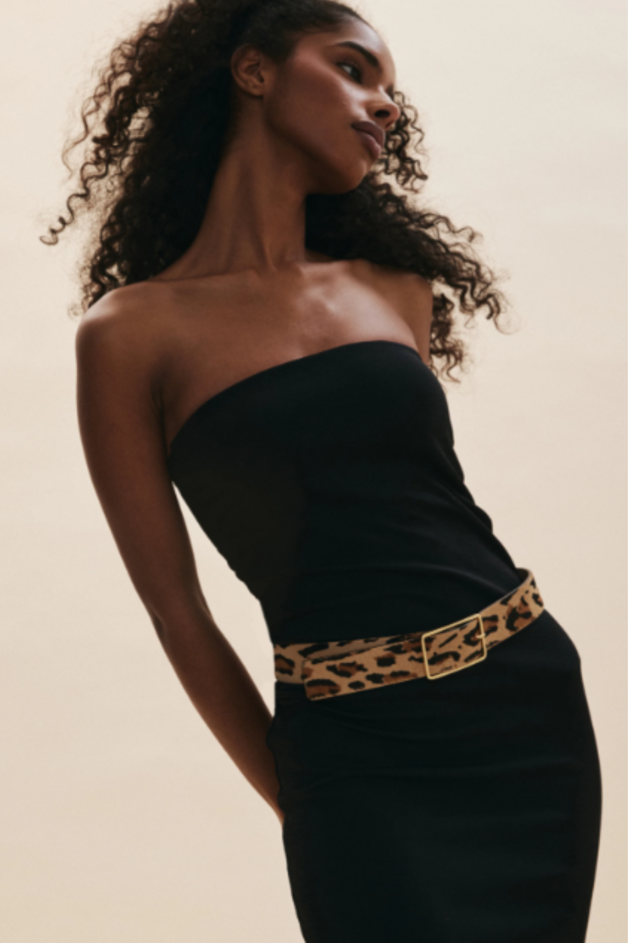 B-low the Belt Milla Calf-Hair Leopard/Gold