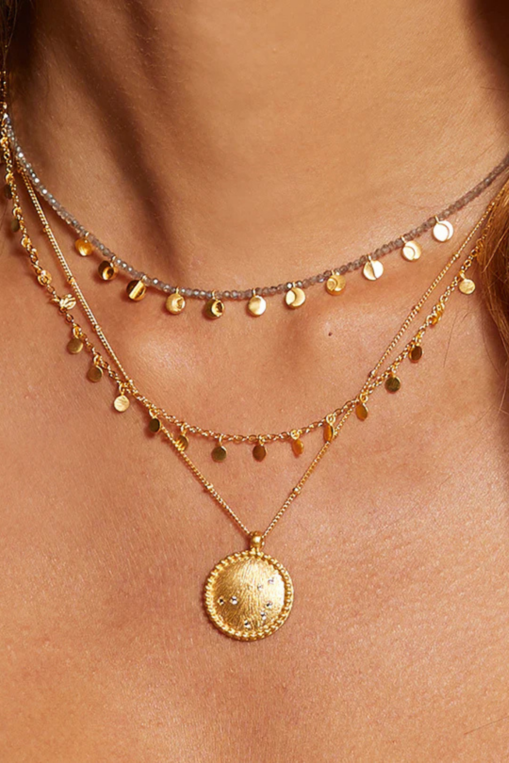 Satya Pleiades White Topaz Necklace
