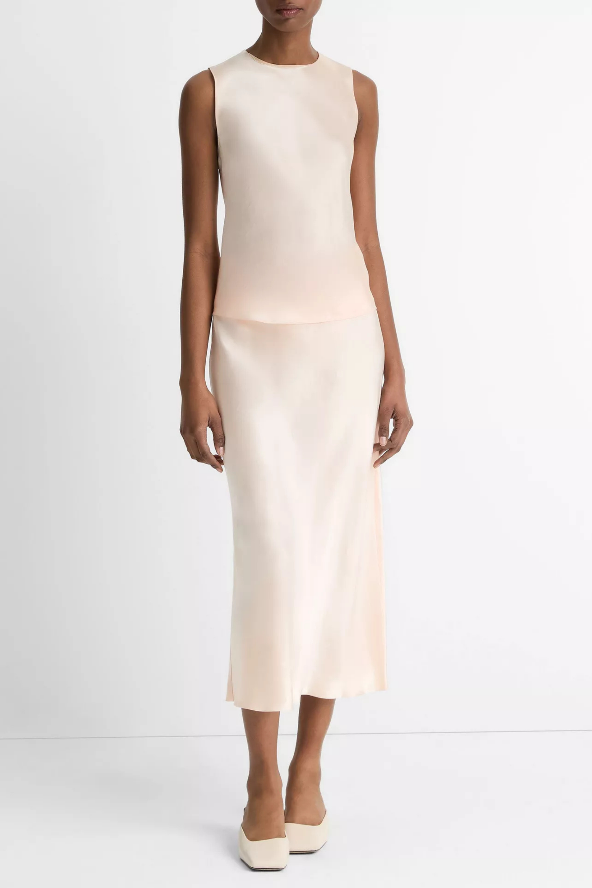 Vince Satin Skirt