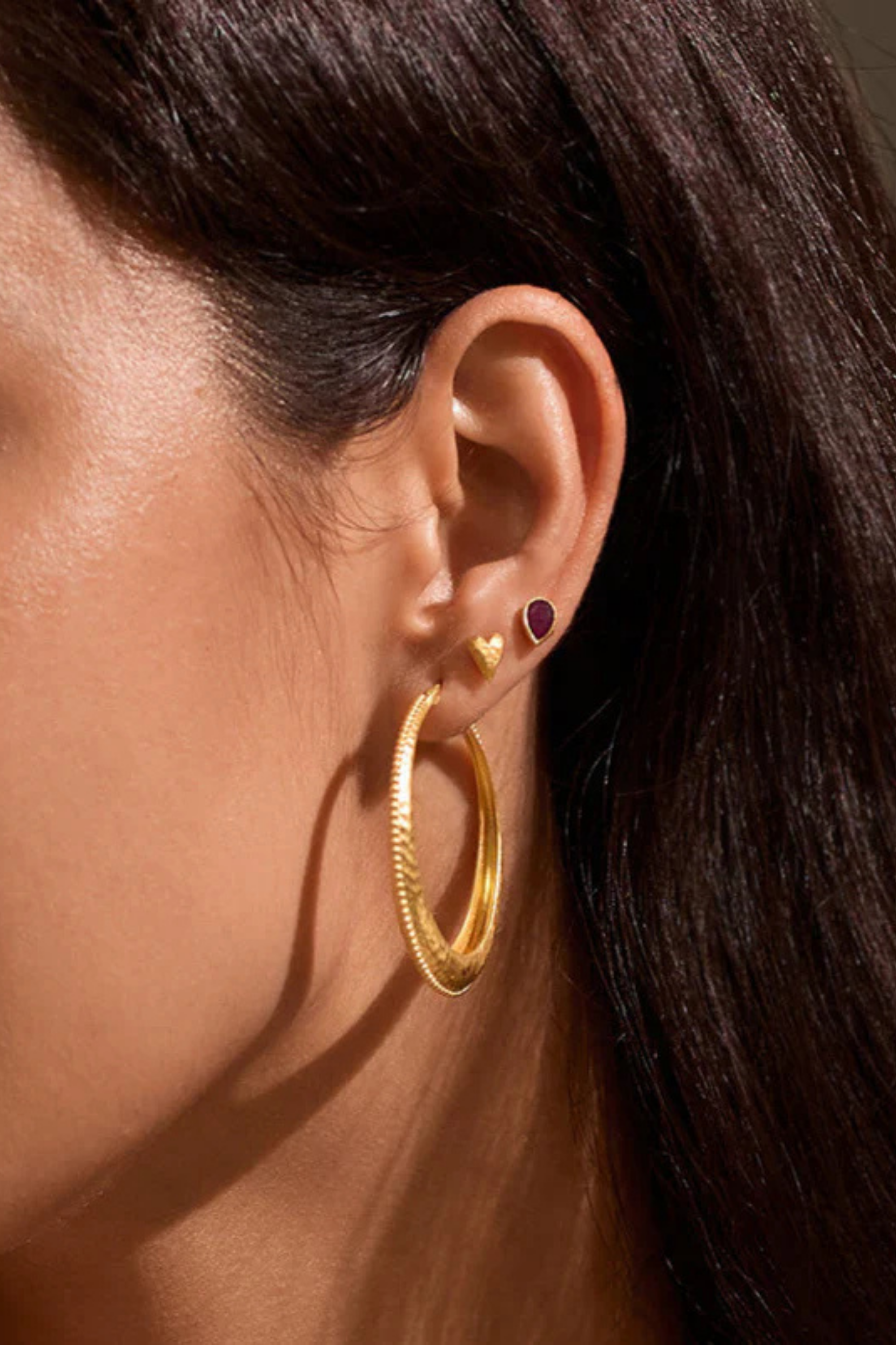 Satya Dot Hoop Earrings