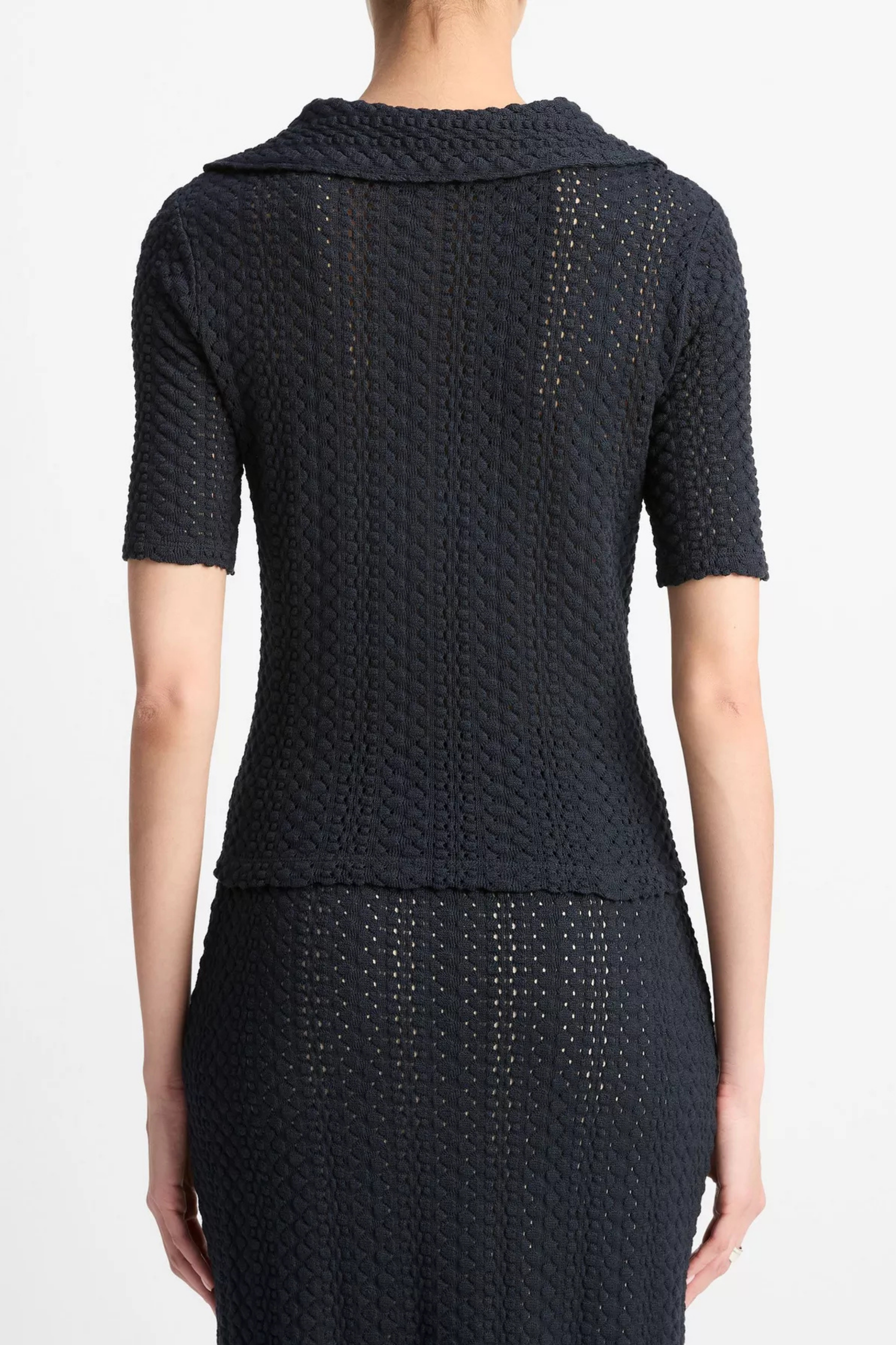 Vince Elbow Sleeve Polo