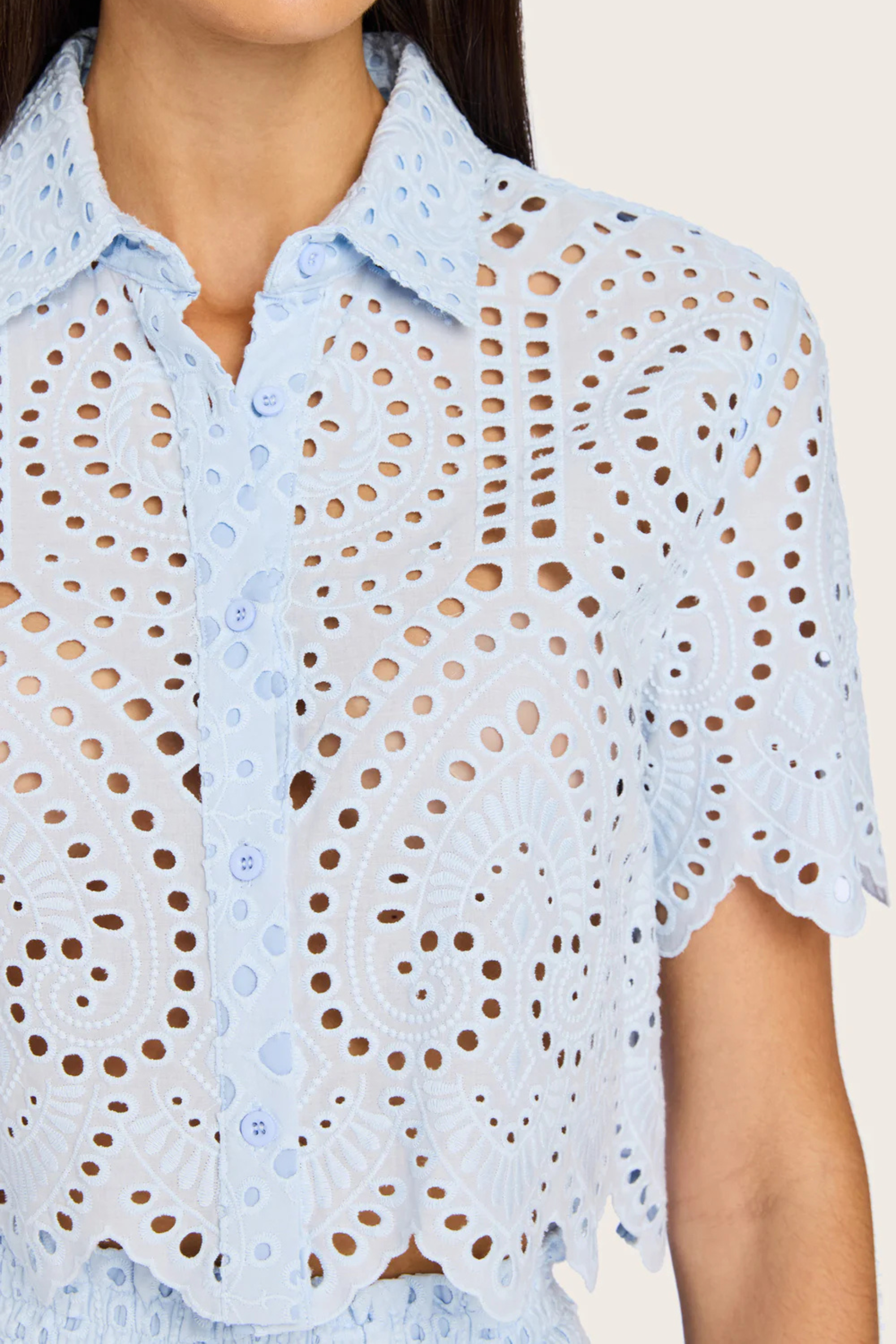 Generation Love Dubois Cotton Eyelet Shirt