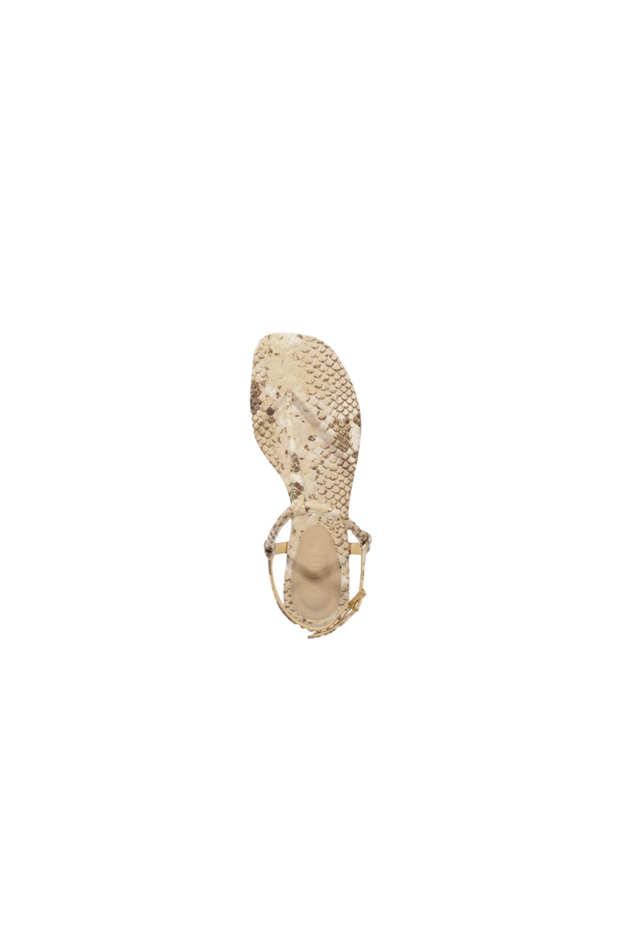 Schutz Elsha Sandal Beige Snake