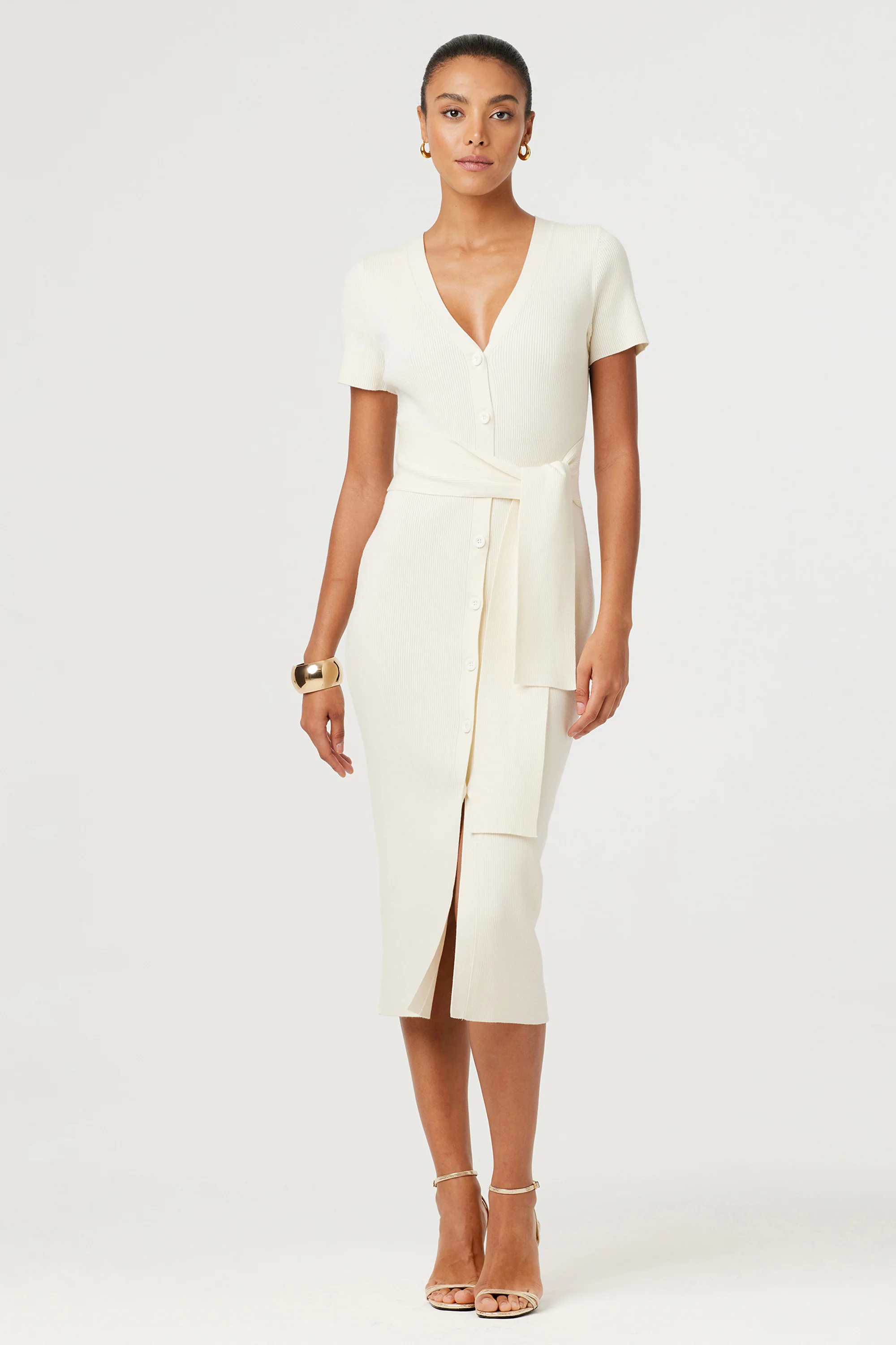 Toccin Agnes Short Sleeve Cardi Dress