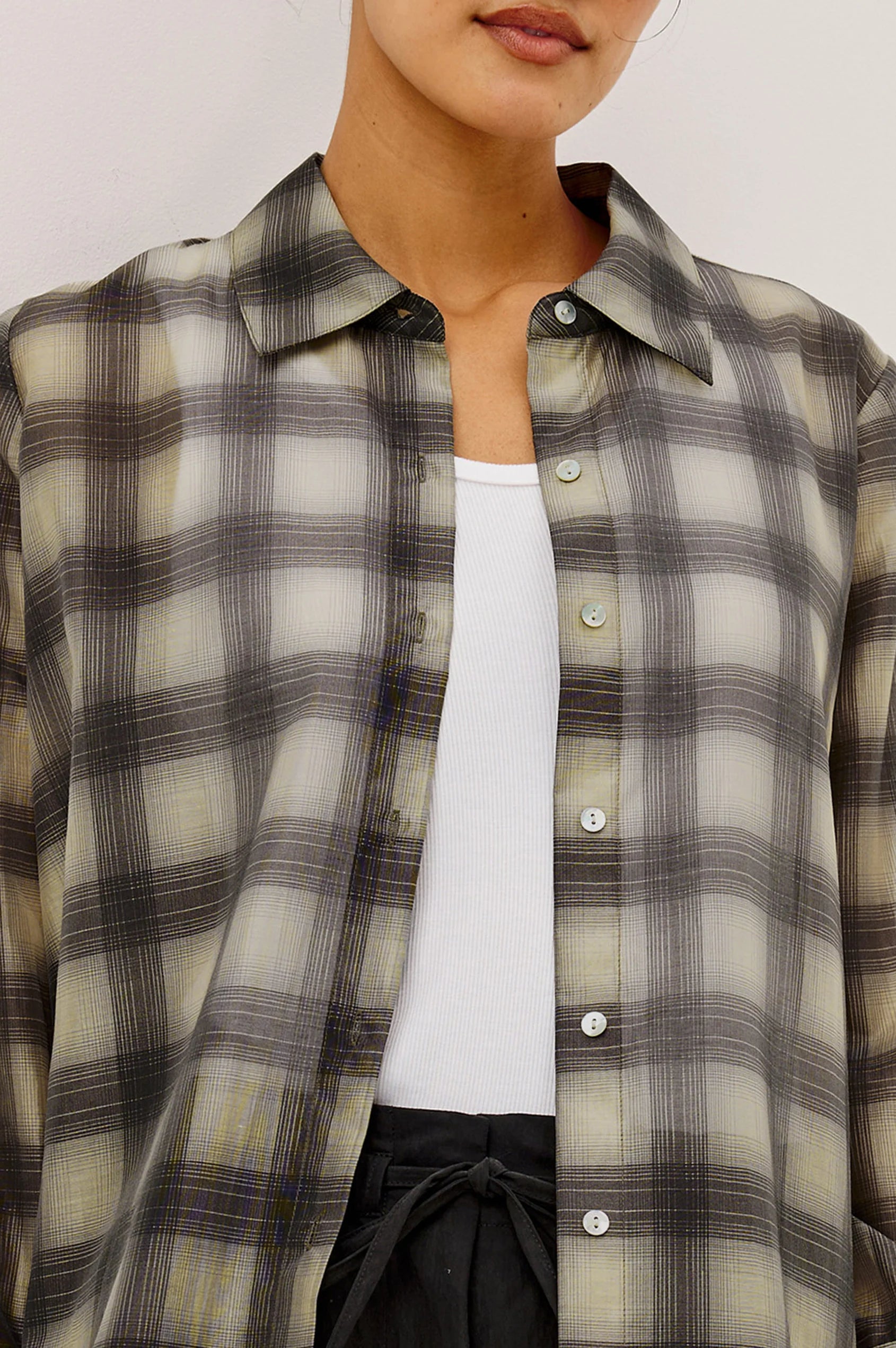 Rails Bishop Buttondown in Onyx Taupe
