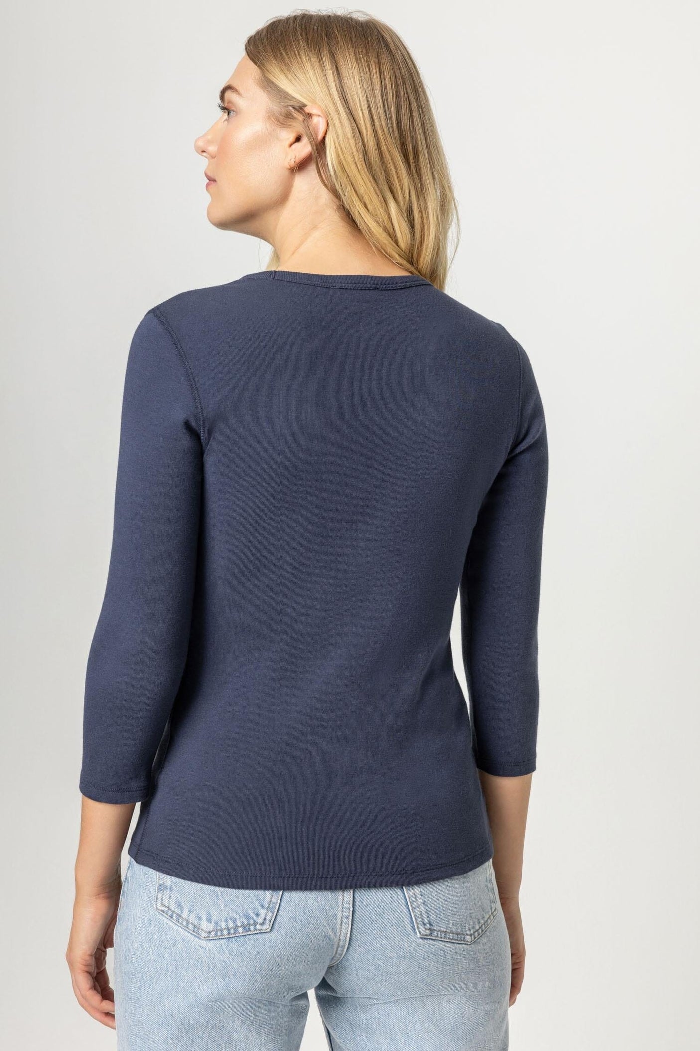 Lilla P 3/4 sleeve crewneck tee