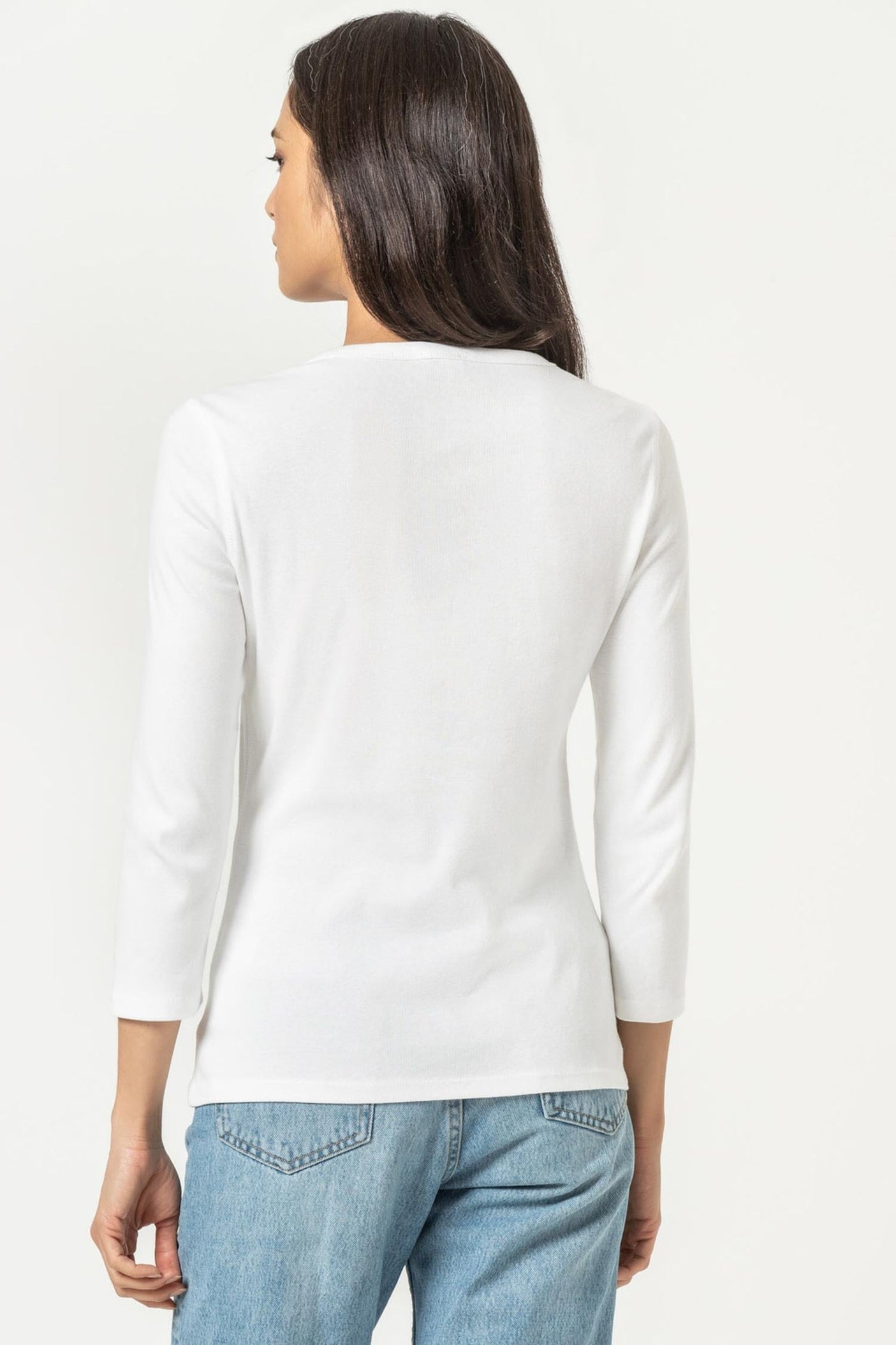 Lilla P 3/4 sleeve crewneck tee