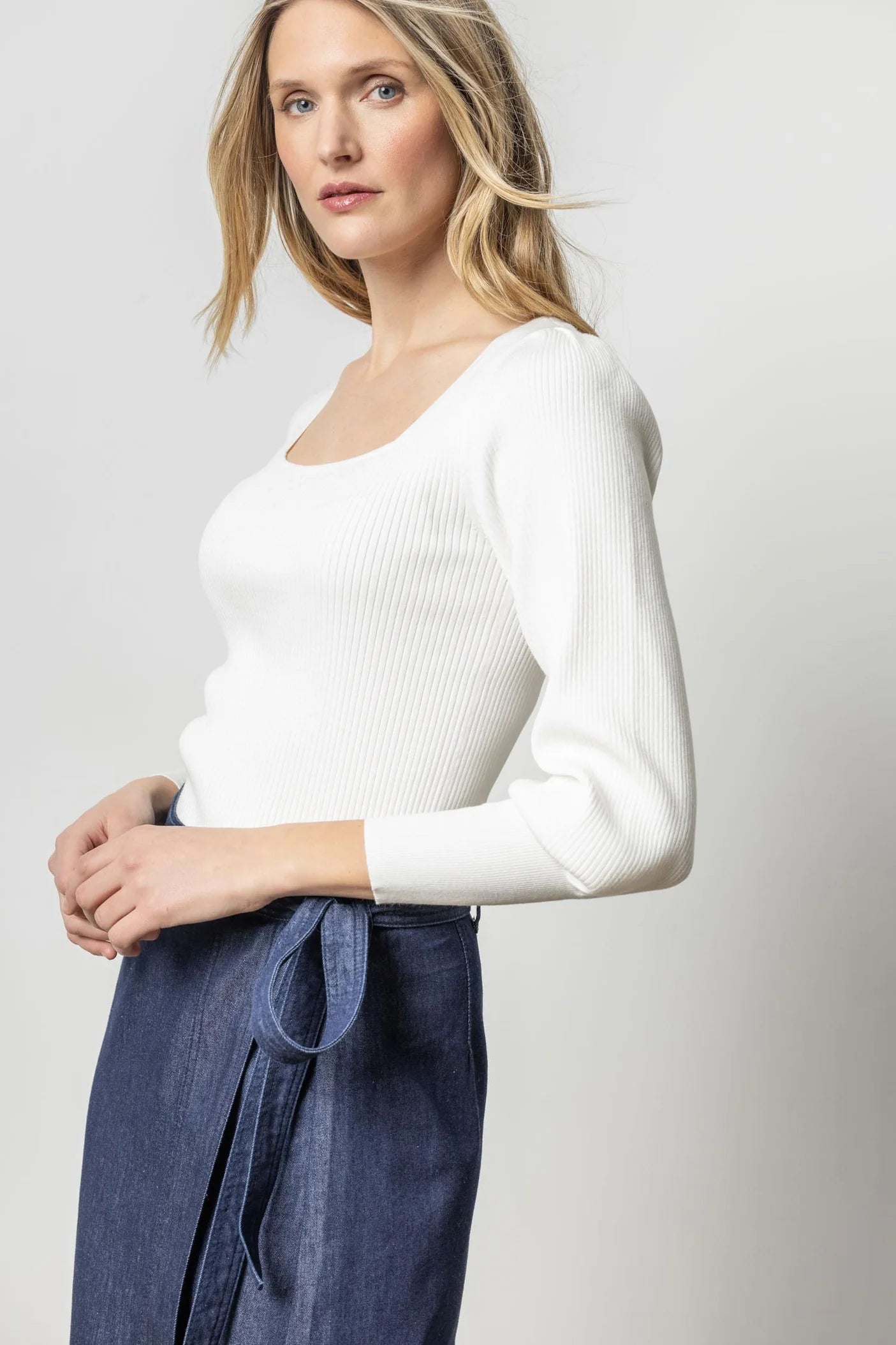 Lilla P Square Neck Sweater