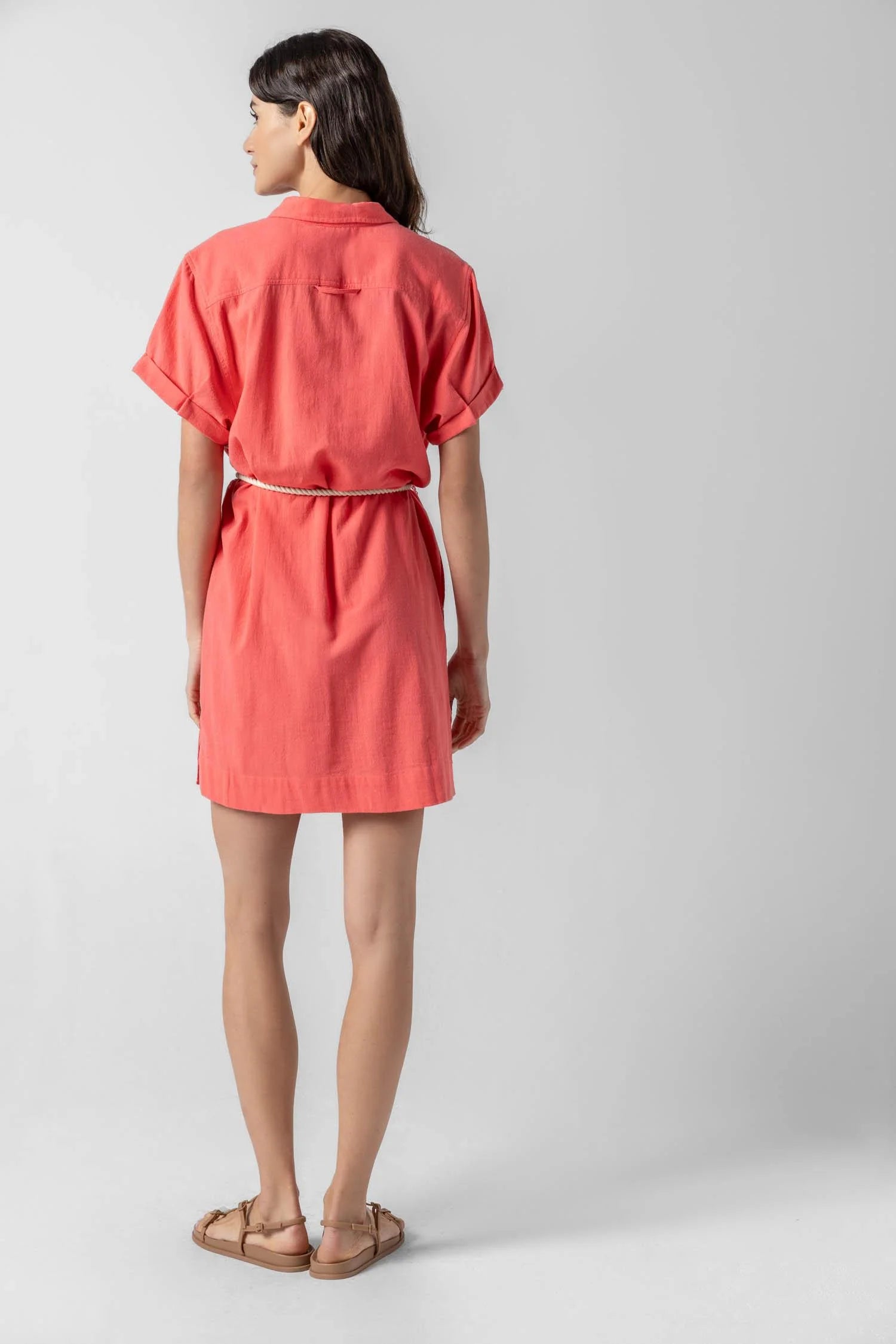 Lilla P Half Placket Shirt Dress