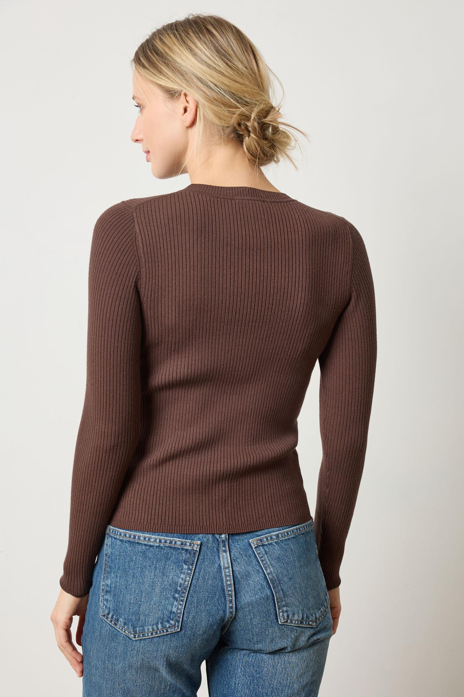 Lilla P Fitted Crewneck Sweater