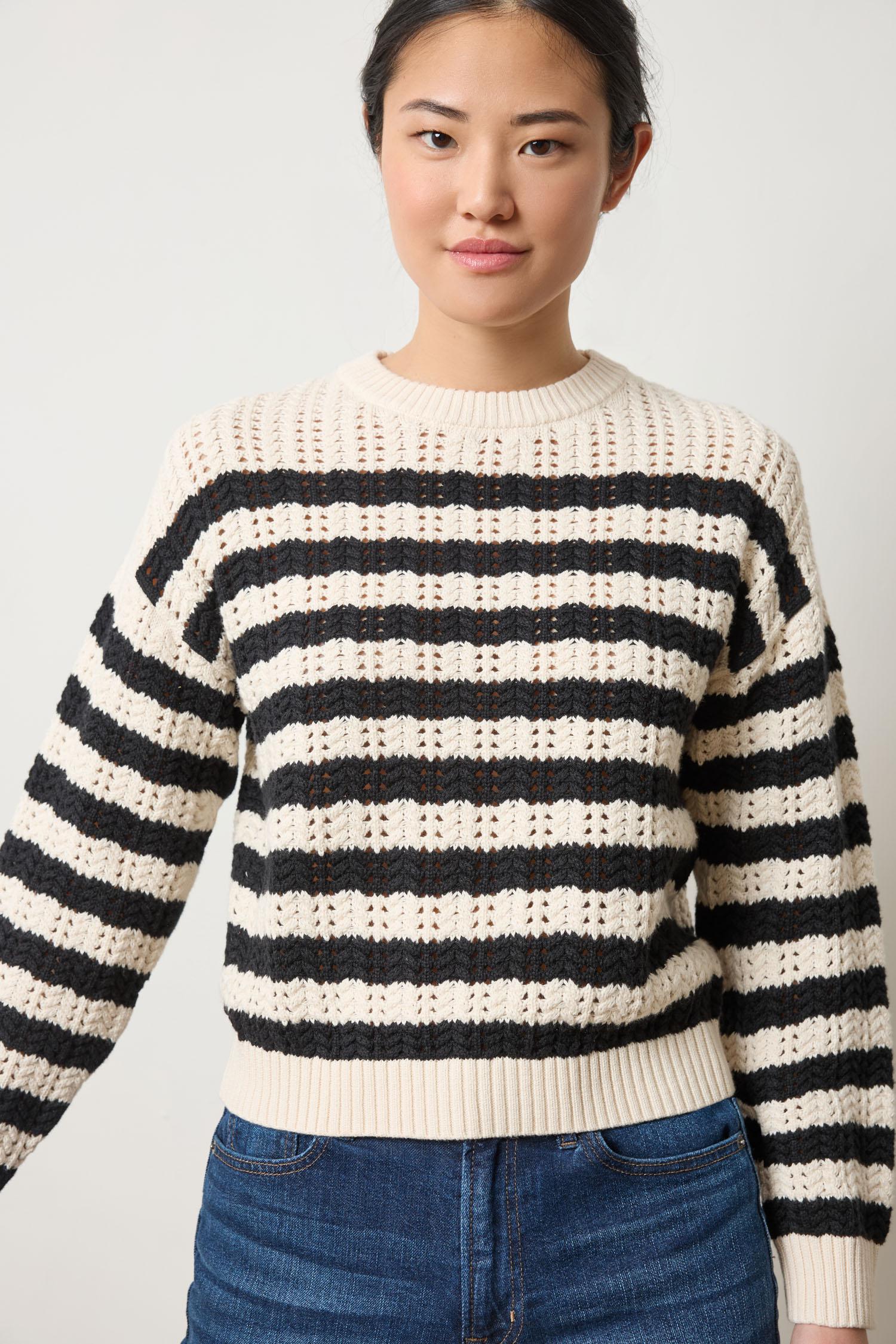Lilla P Stripe Stitch Sweater