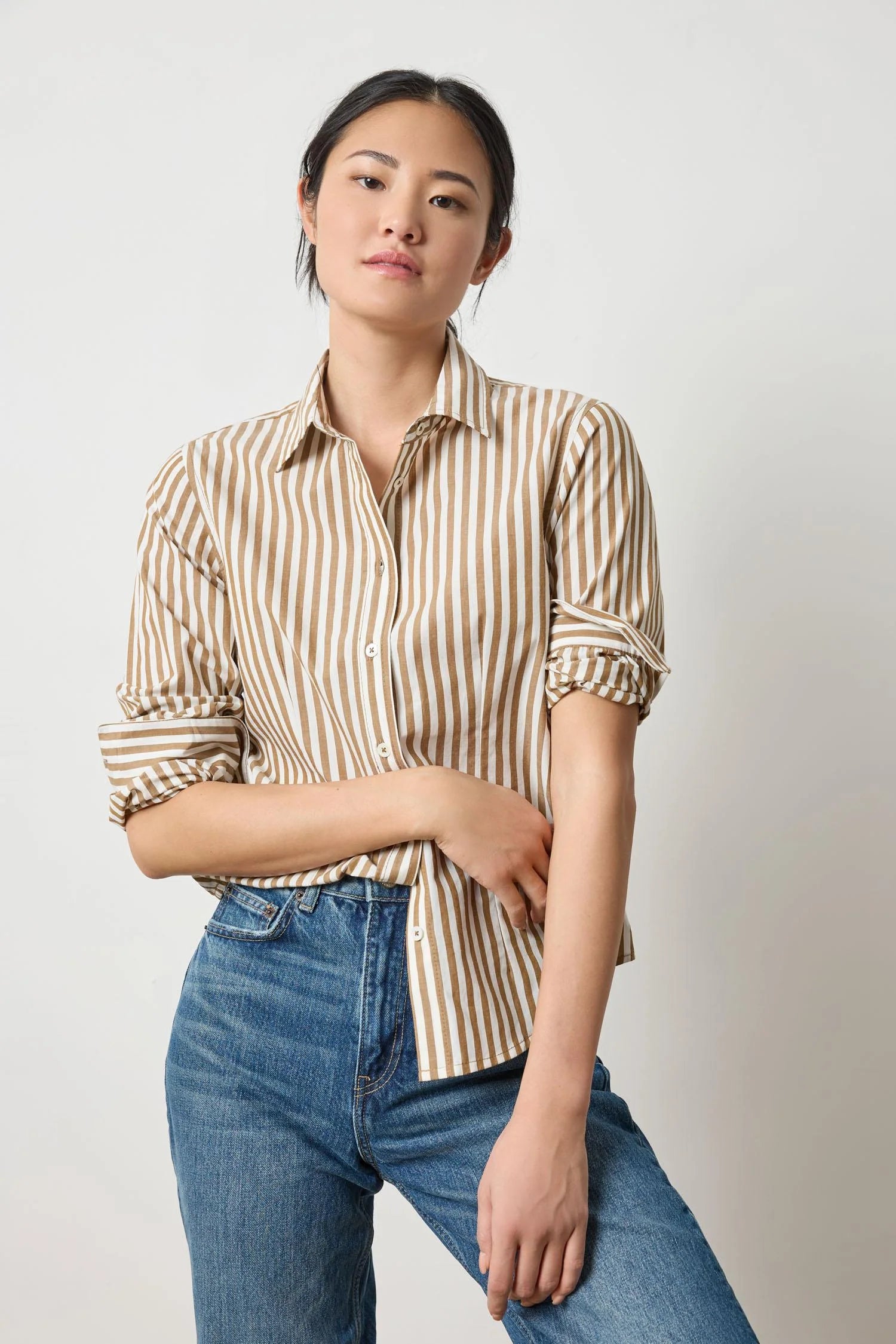 Lilla P Slim Button Down