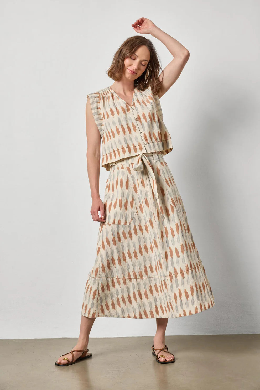 Lilla P Ikat Long Skirt