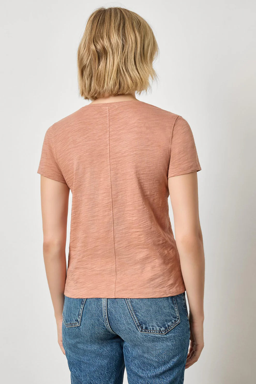 Lilla P Short Sleeve Backseam VNeck