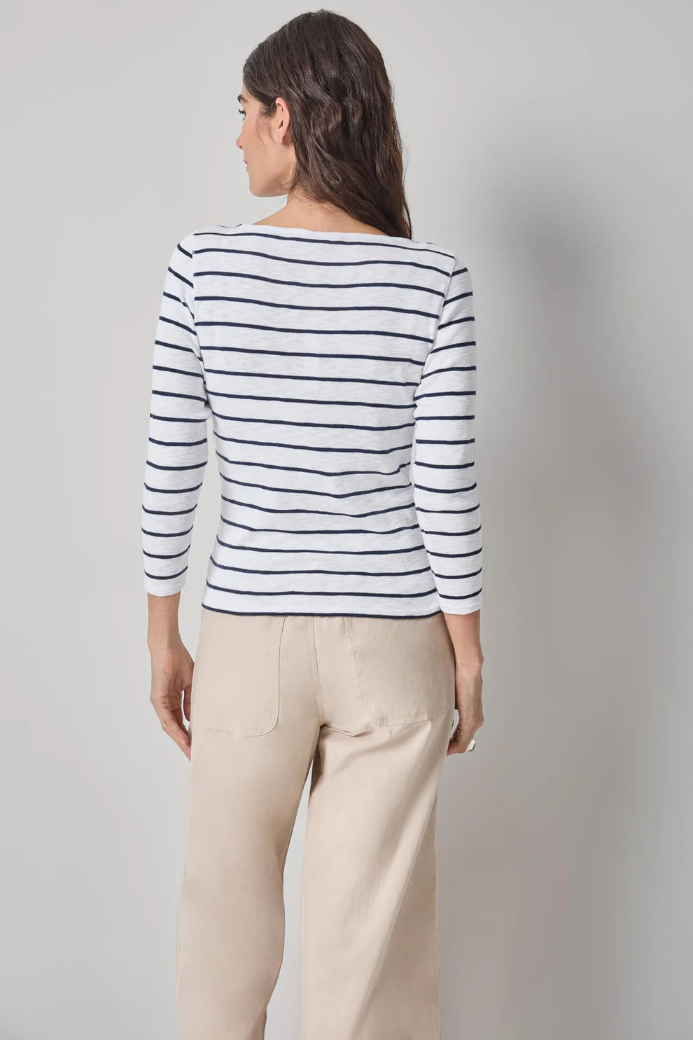Lilla P Striped Boatneck