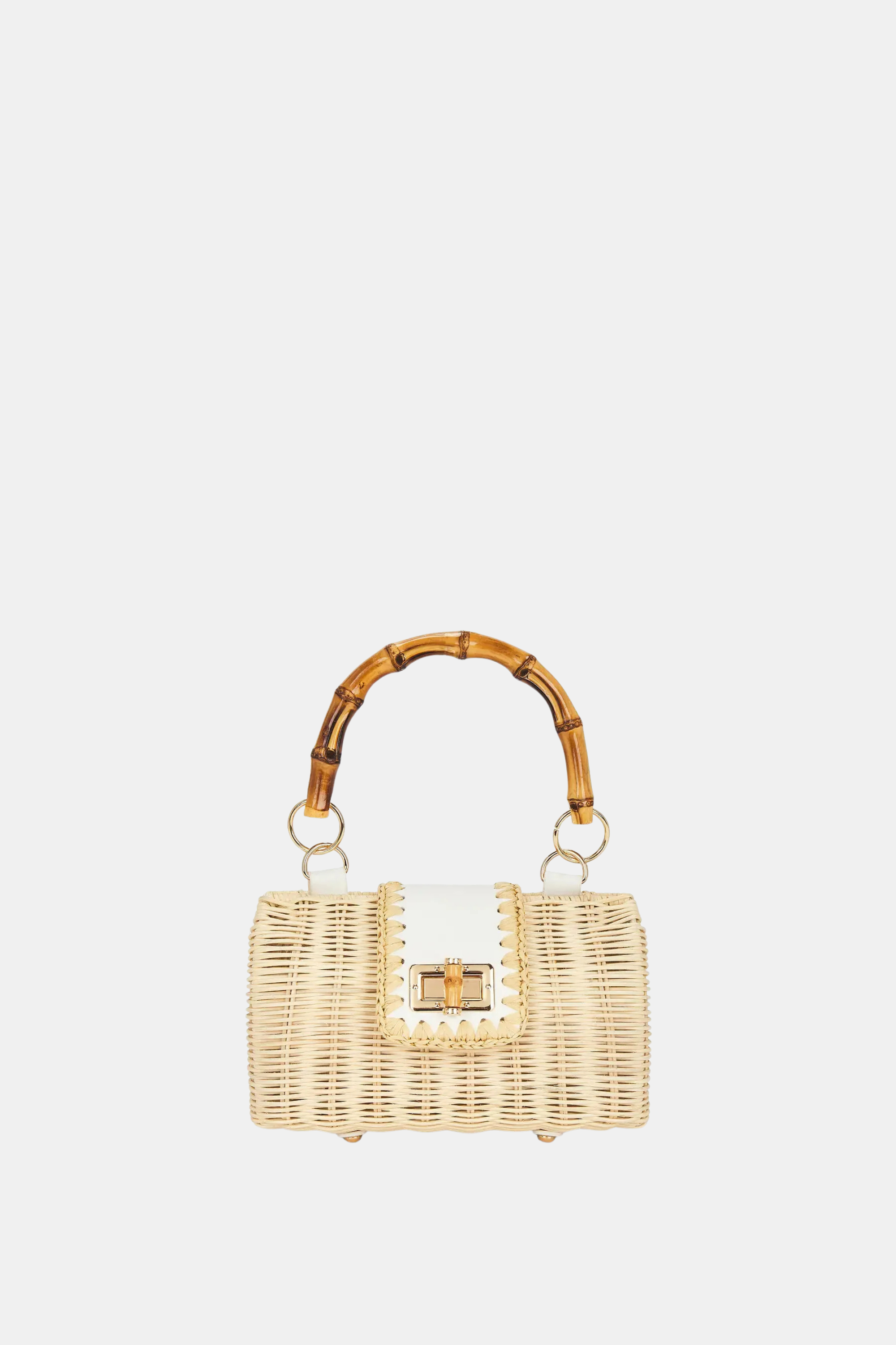 BTB Mason Bamboo Handle Bag