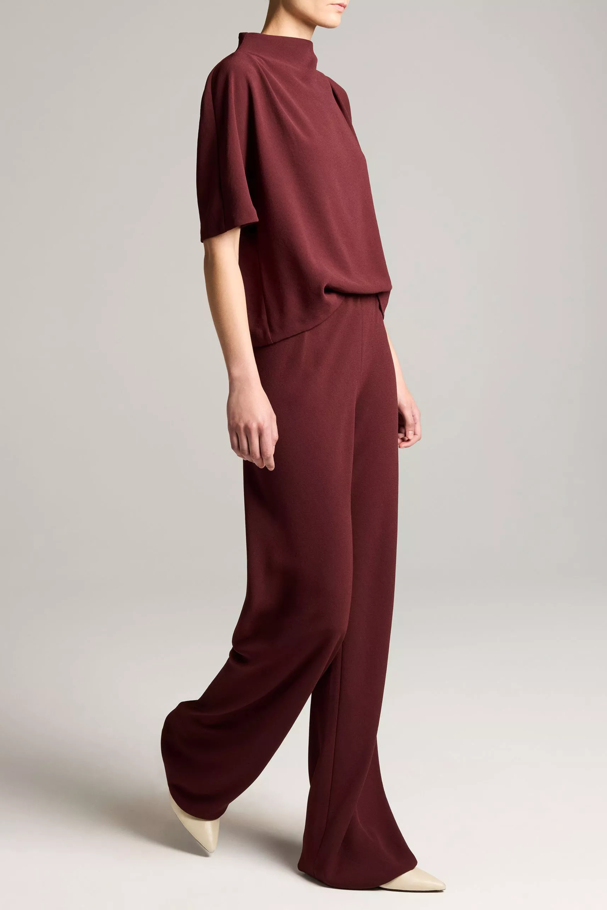 Vince Colette High Waist Crepe Bias Pant