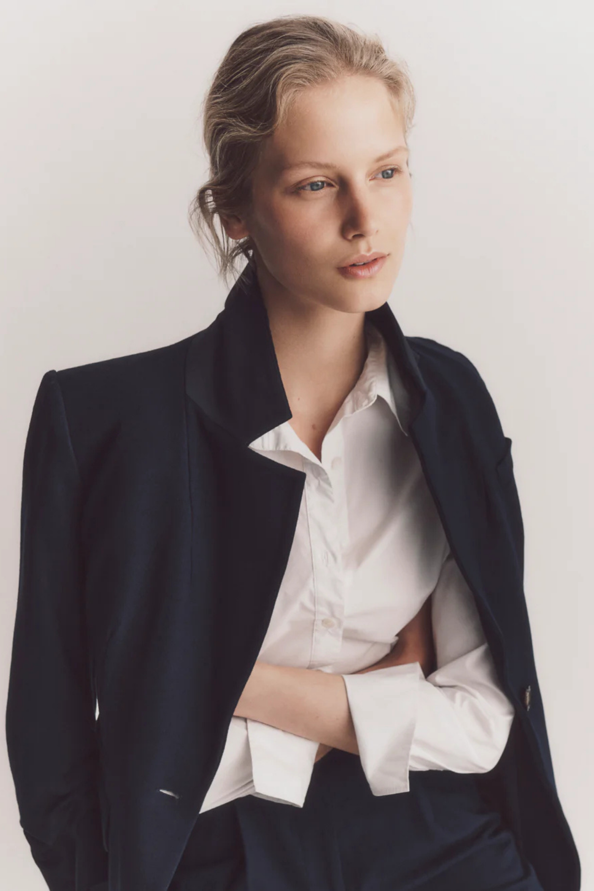 Veronica Beard Navy Battista Dickey Jacket