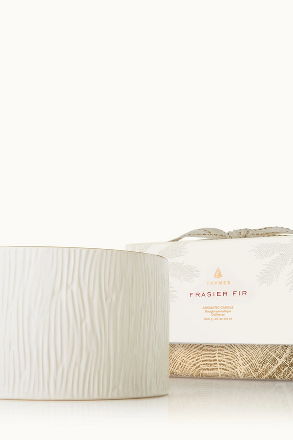 Thymes Frasier Fir Gilded 3-wick