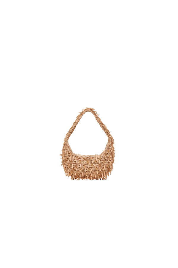 Dolce Vita Caicos Raffia Fringe Bag