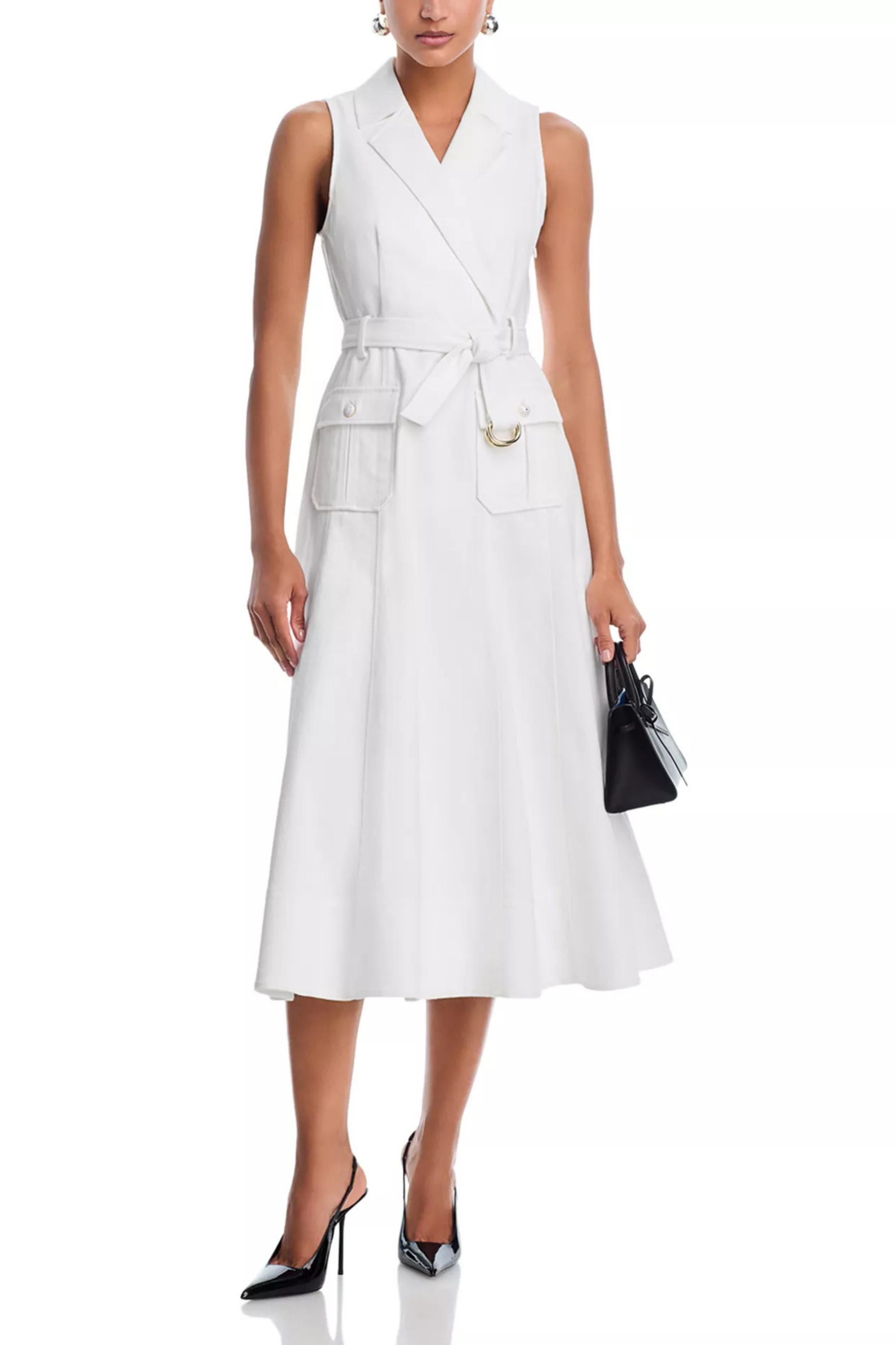 Cinq a Sept White Denim Lenessa Dress