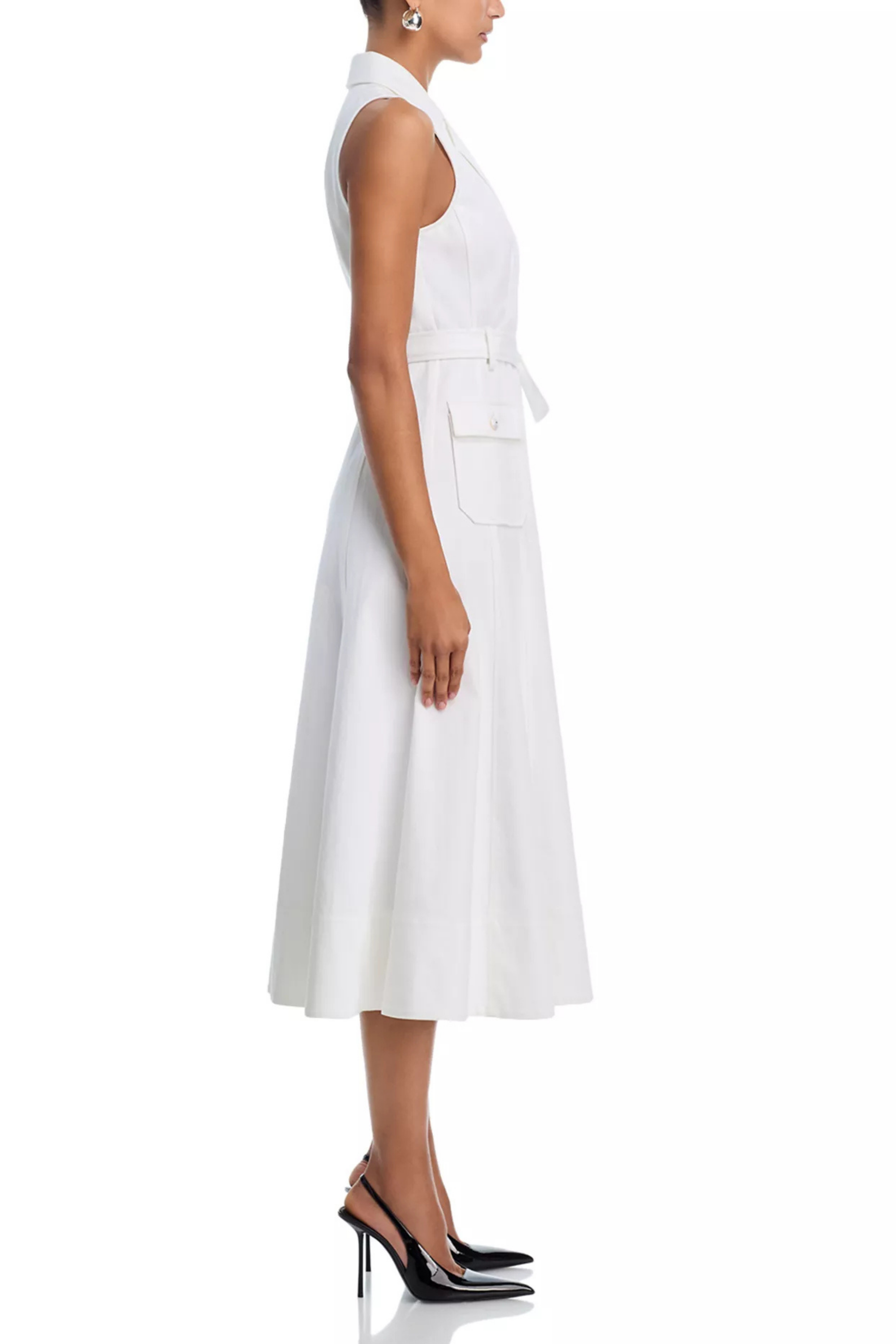 Cinq a Sept White Denim Lenessa Dress
