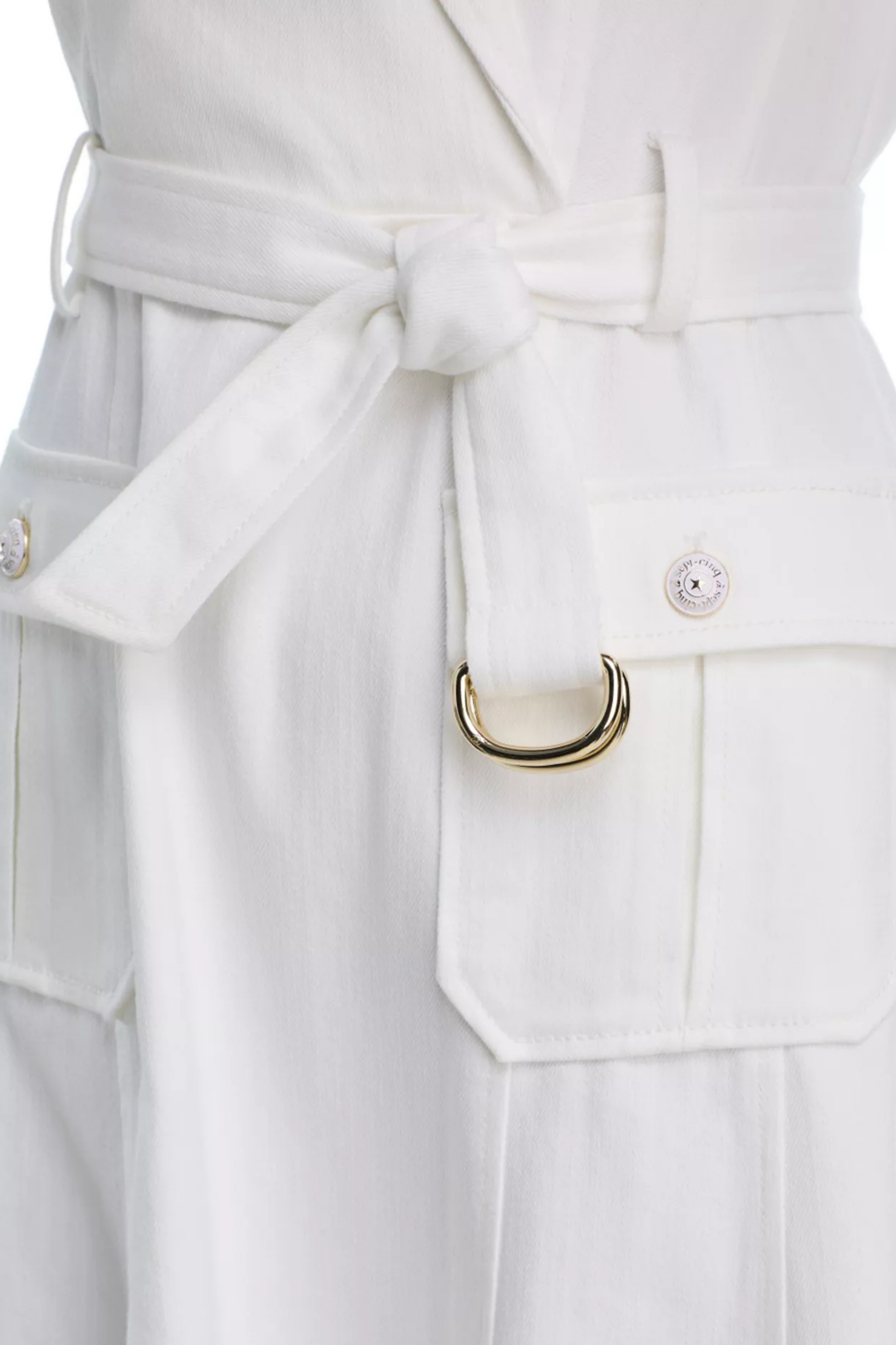 Cinq a Sept White Denim Lenessa Dress
