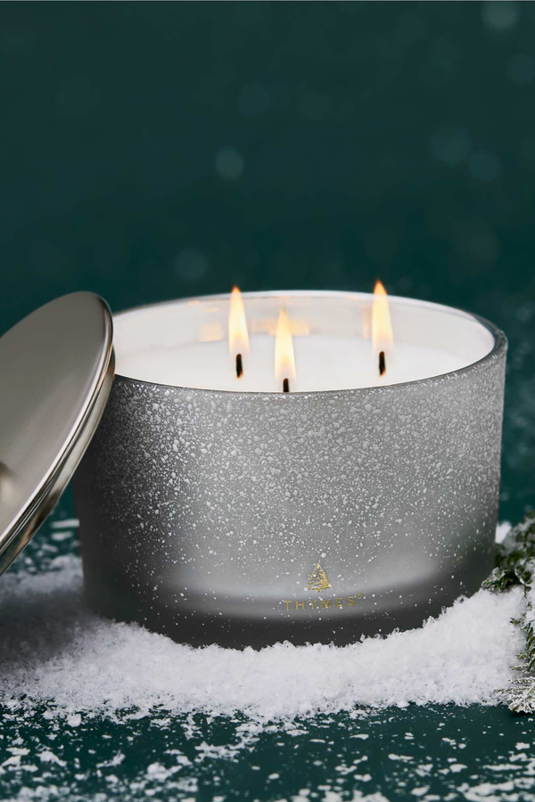 Thymes Frasier Fir 3-wick Flocked