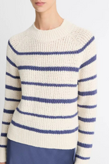 Vince Ribbed Stripe Pullover