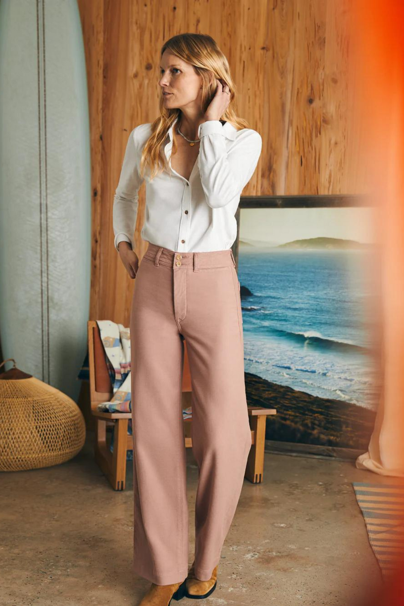 Faherty Stretch Terry Harbor Pant