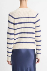 Vince Ribbed Stripe Pullover