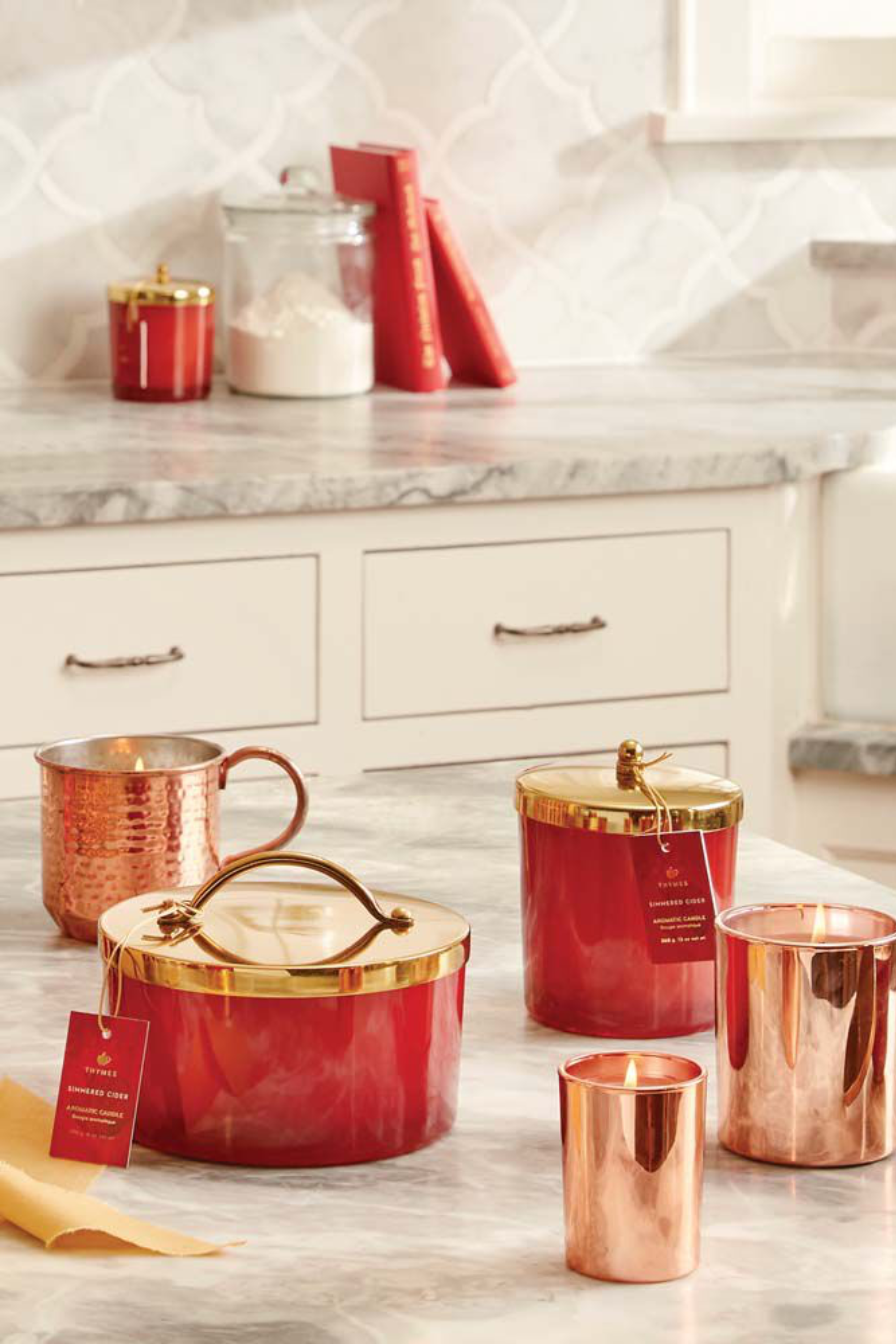 Thymes Cider Gold Lid Tin