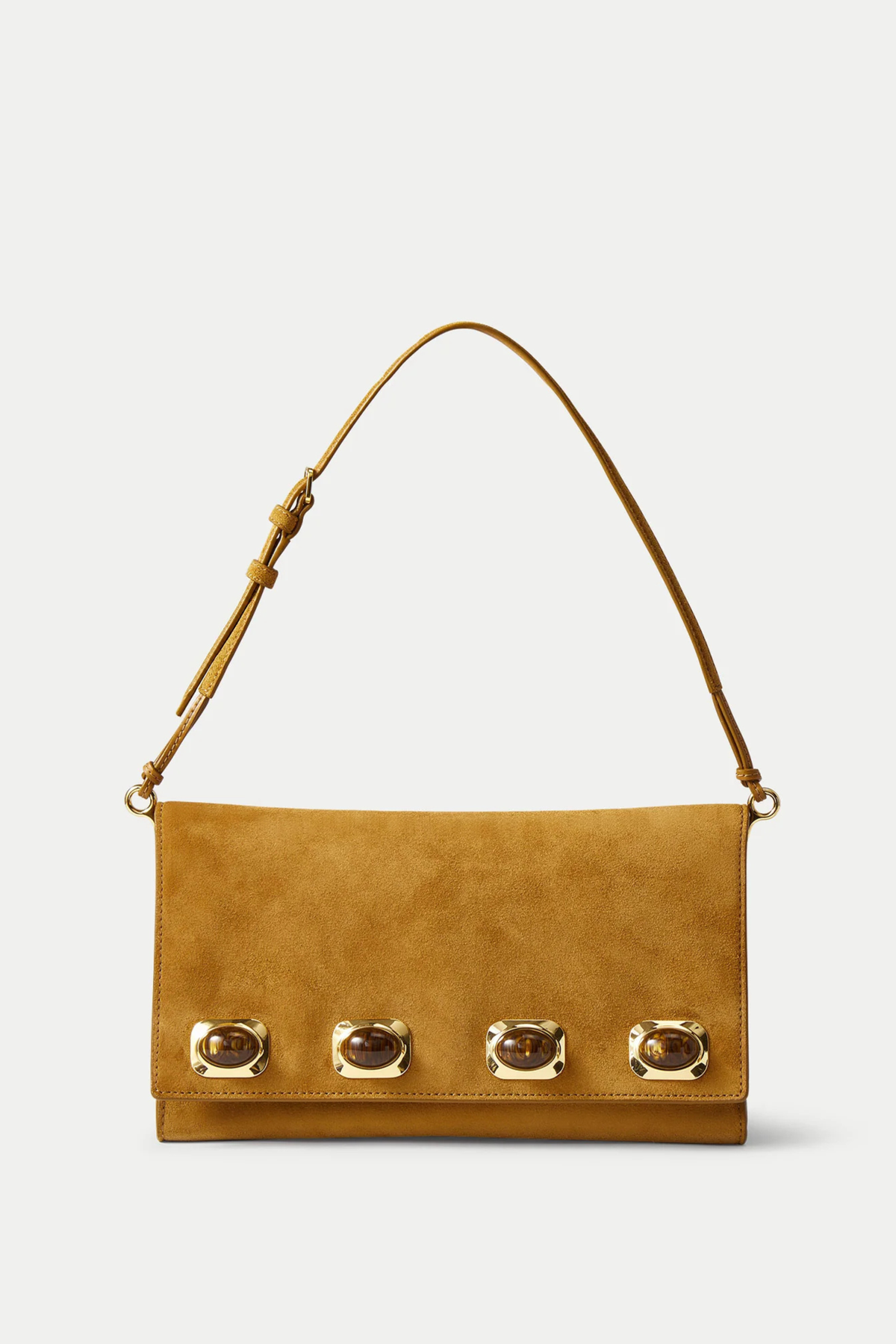 Veronica Beard Stone Embellished Edit Bag