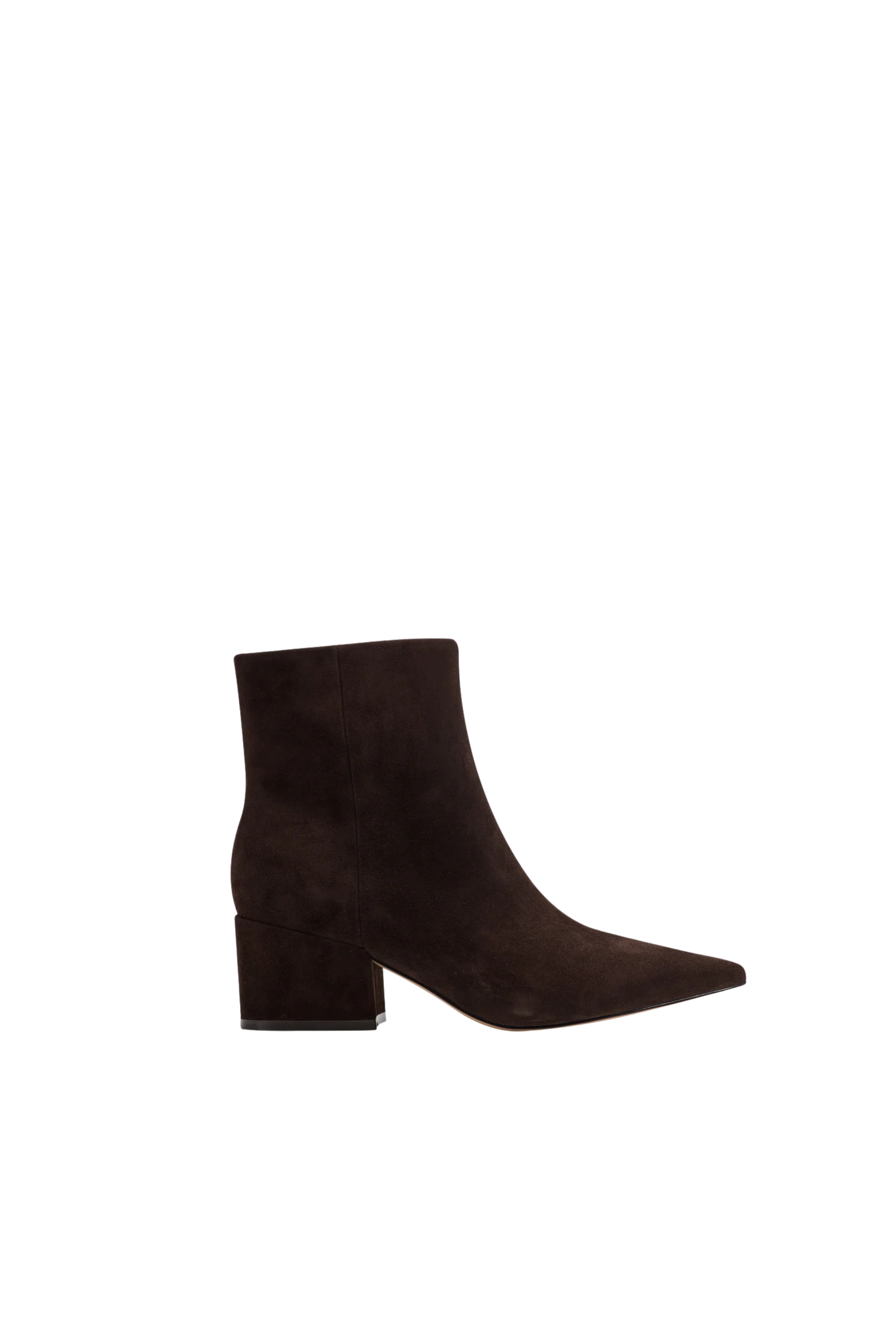 Marc Fisher Alfie Bootie Dark Brown Suede