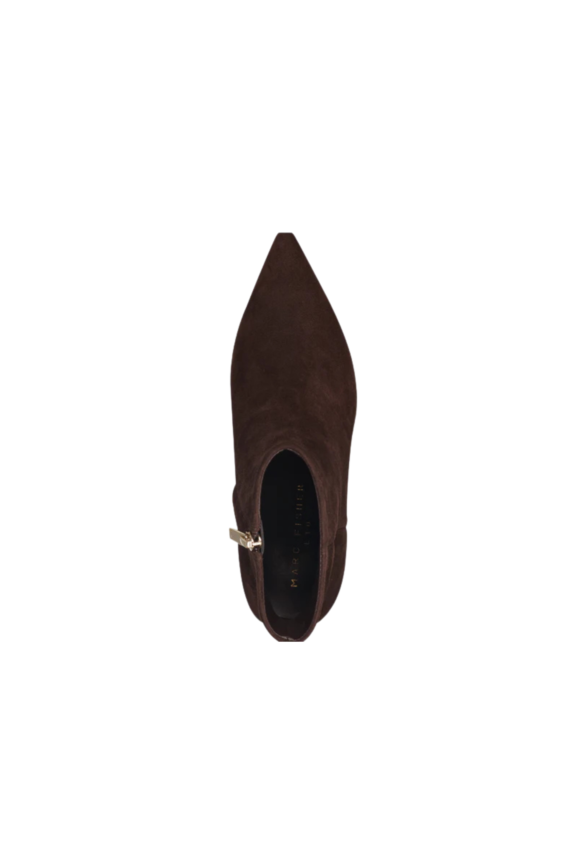 Marc Fisher Alfie Bootie Dark Brown Suede