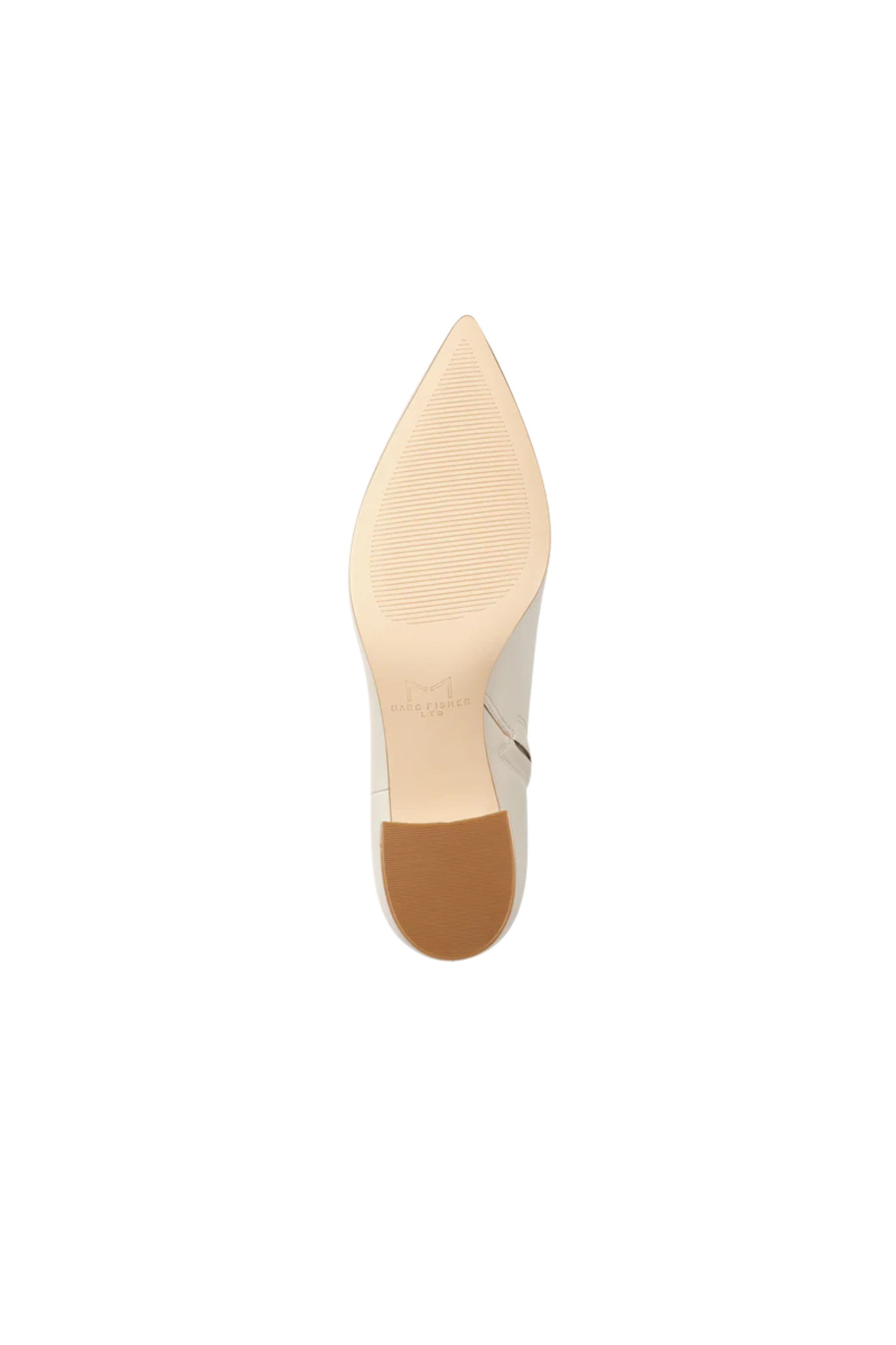 Marc Fisher Jarli Mid Heel Bootie Ivory