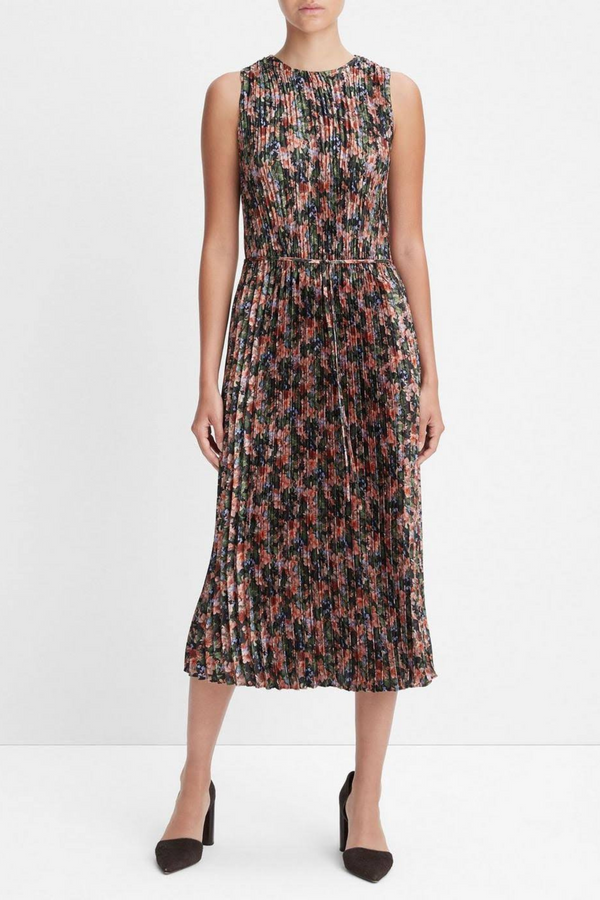 Vince Primrose Pleated Dress