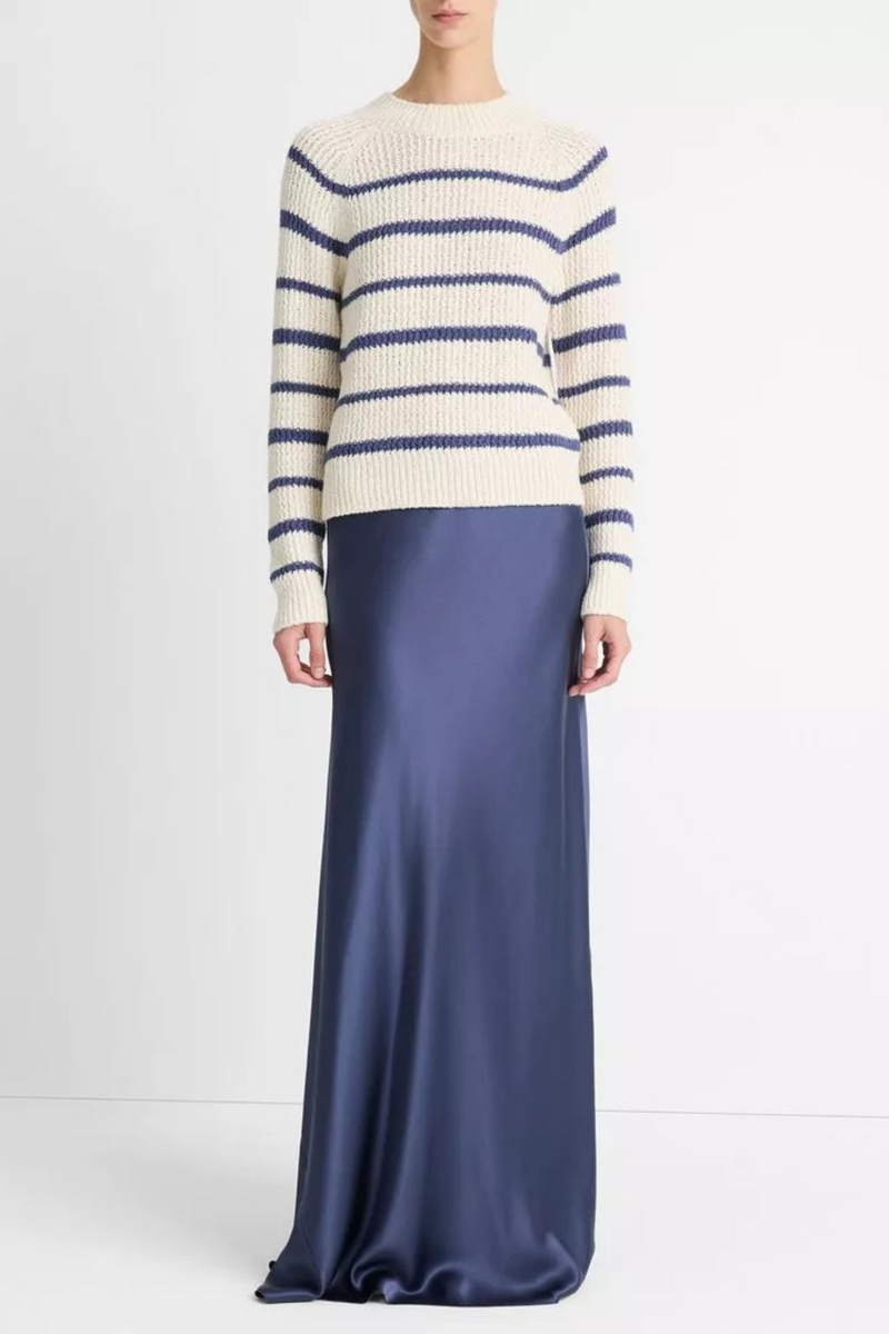 Vince Ribbed Stripe Pullover