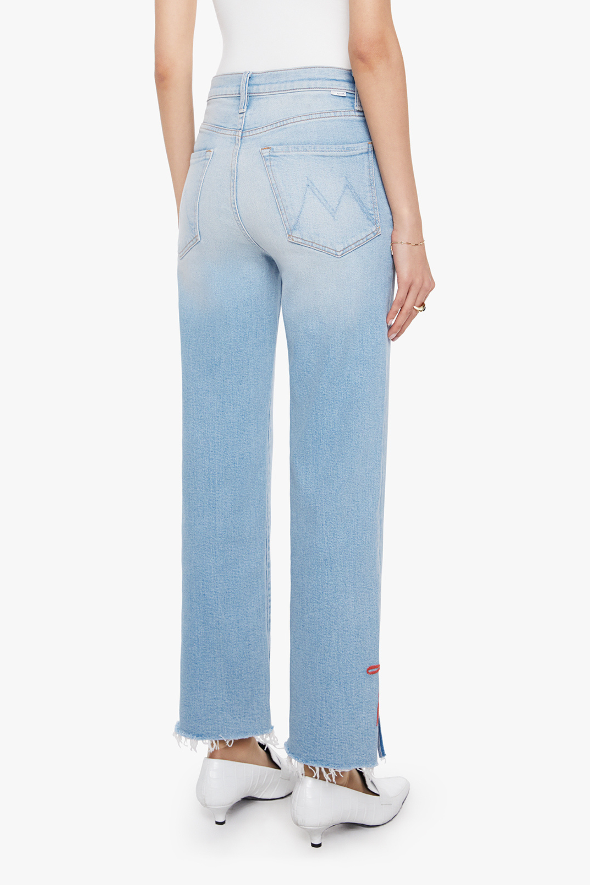 Mother Rambler Zip Slice Hover Fray Bow