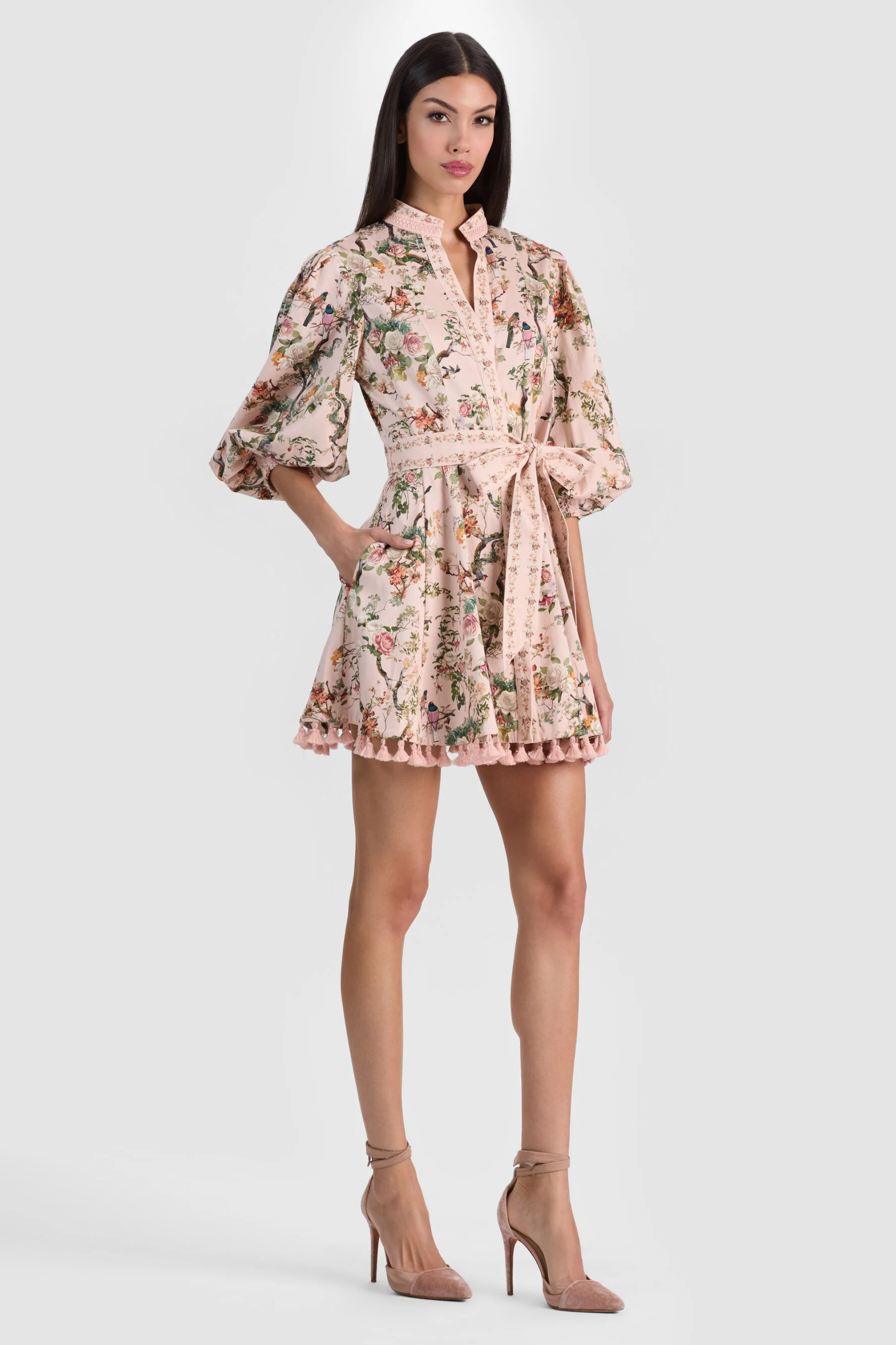 Alice + Olivia Lucy Mini Shirt Dress