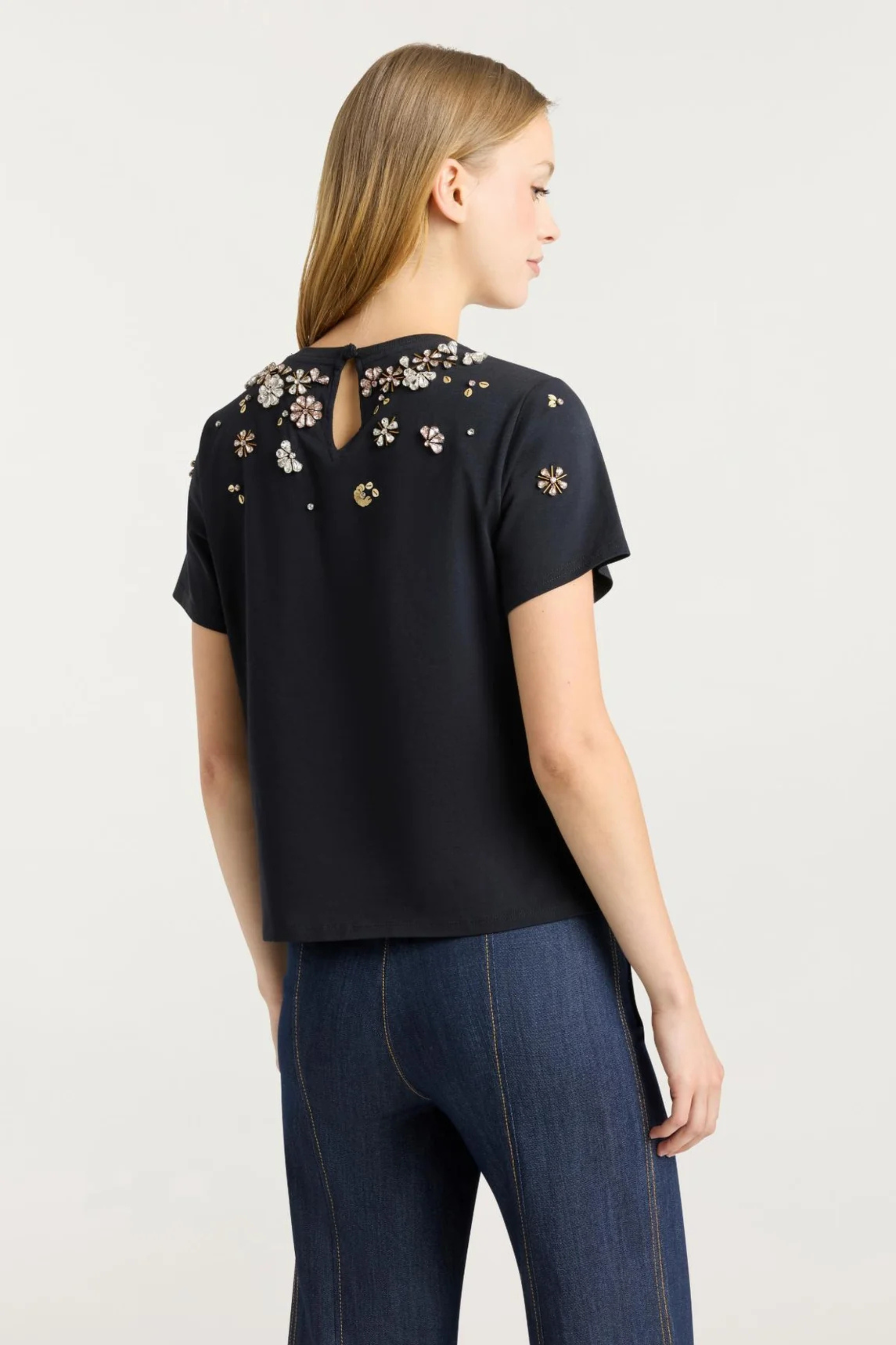 Cinq a Sept Tumbling Flower Tee