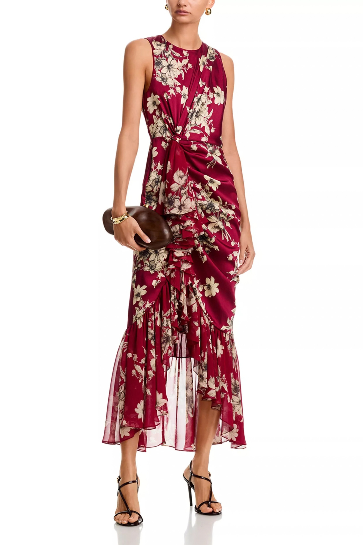 Cinq a Sept Handsketched Floral Cyrus Dress