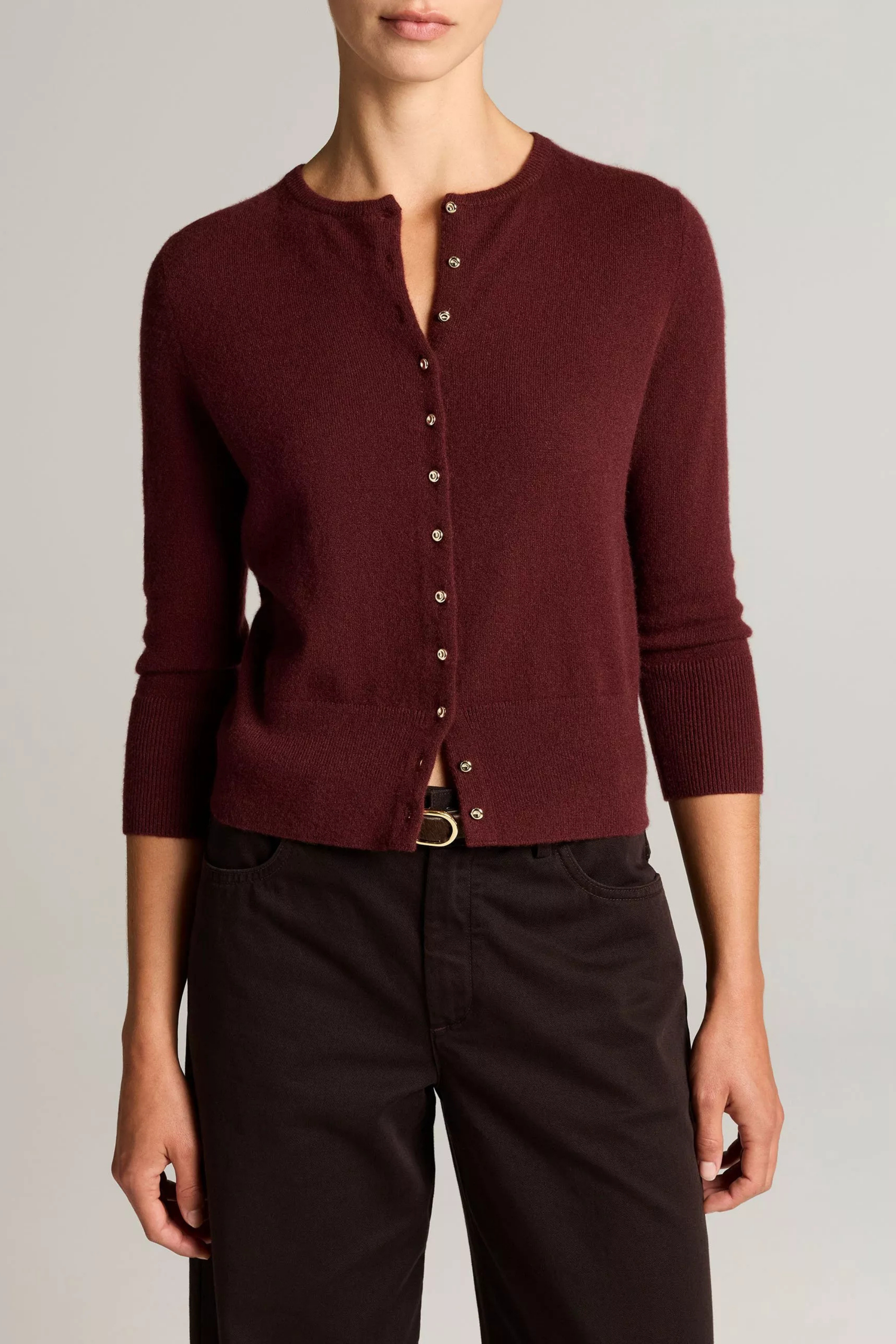 Vince Metal Button Cardi