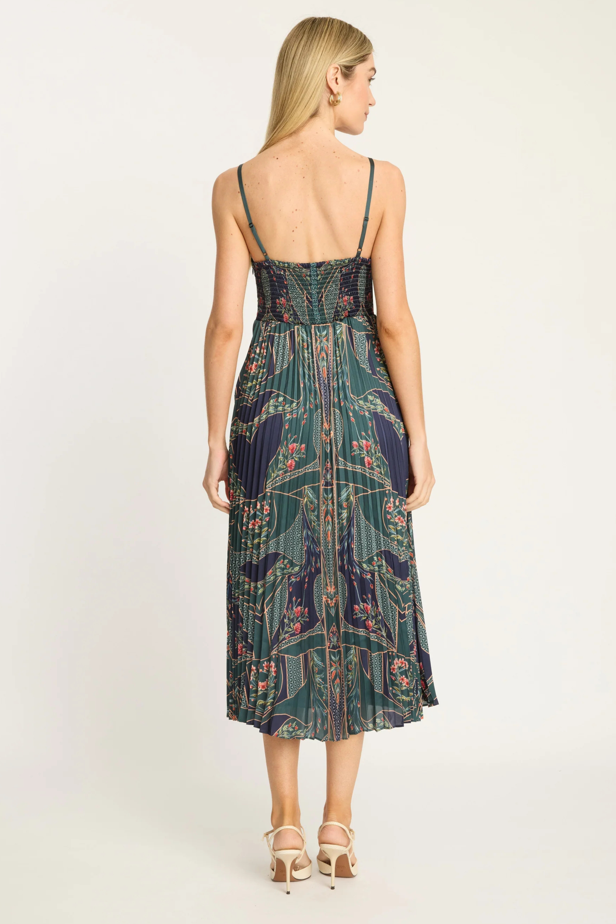 Caballero Donna Dress in Patchwork Flower