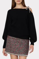 Milly Ida Crystal Sweater