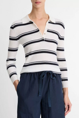 Vince Silk Stripe Polo