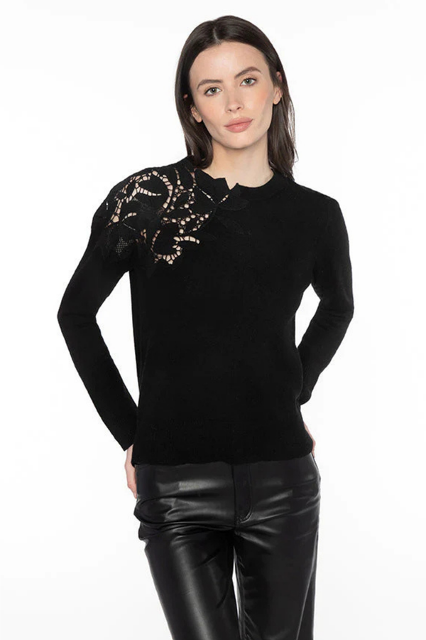 Kinross Lace Applique Crew