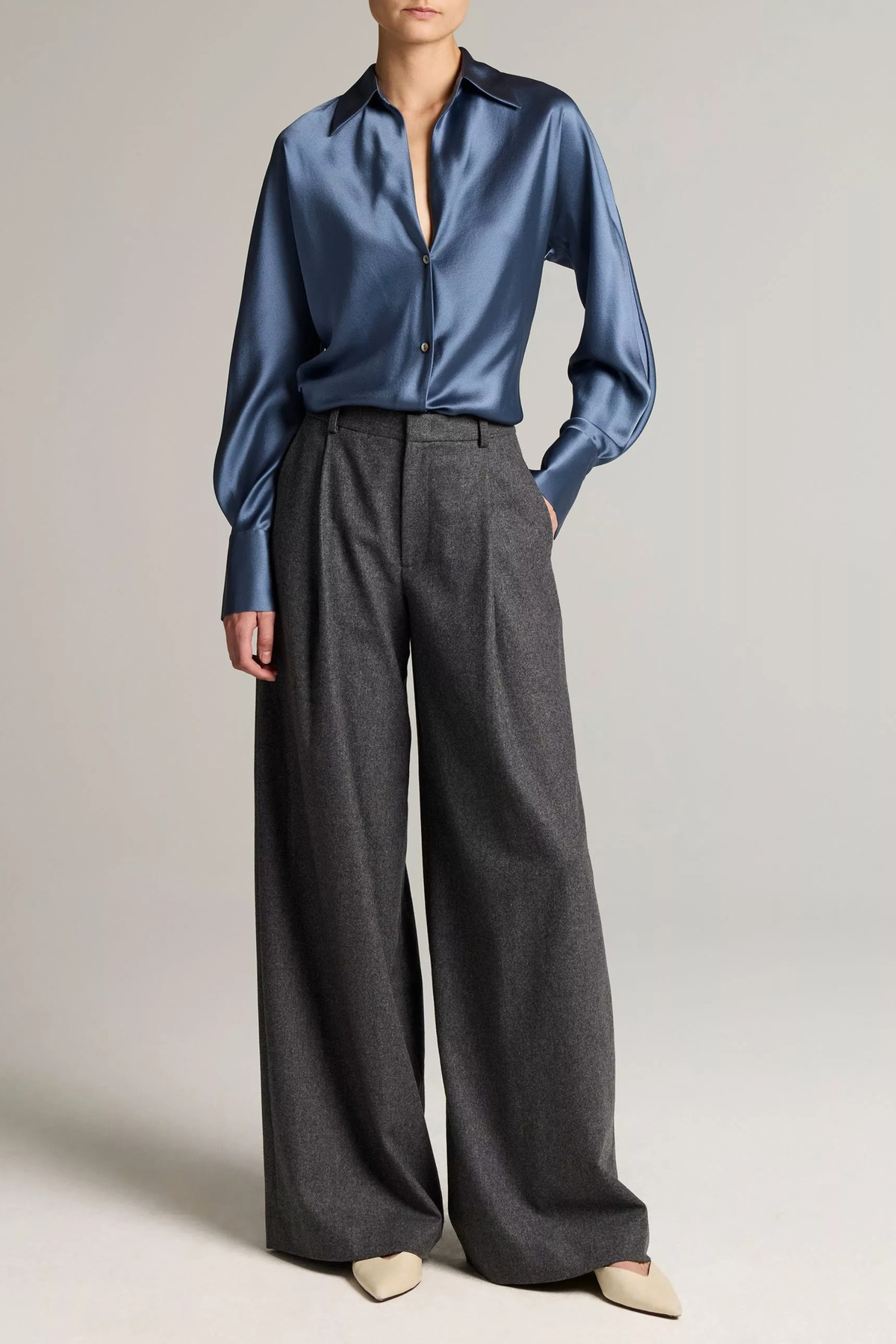 Vince Bias L/S Blouse