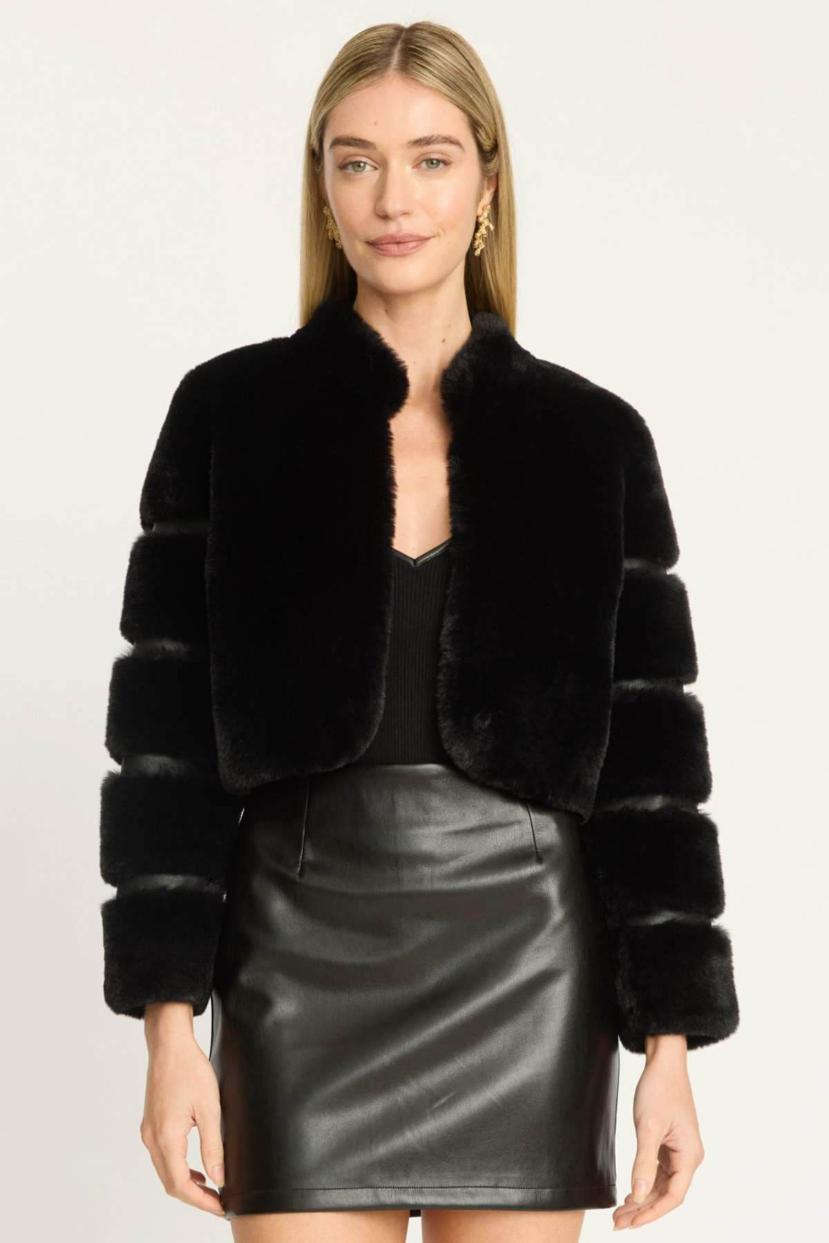Caballero Abril Faux Fur Jacket