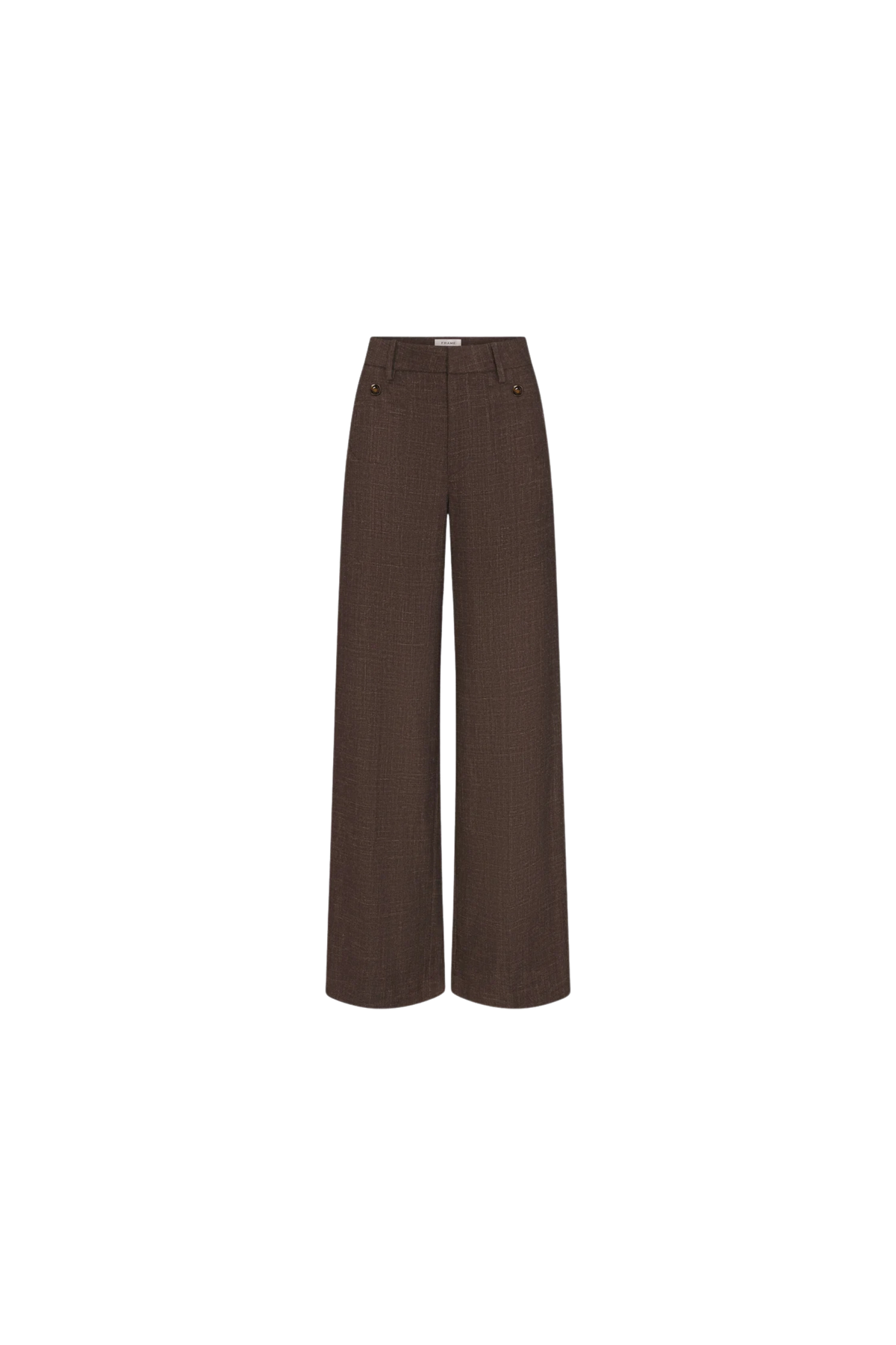 Frame Slim Palazzo Mod Trouser in Clove